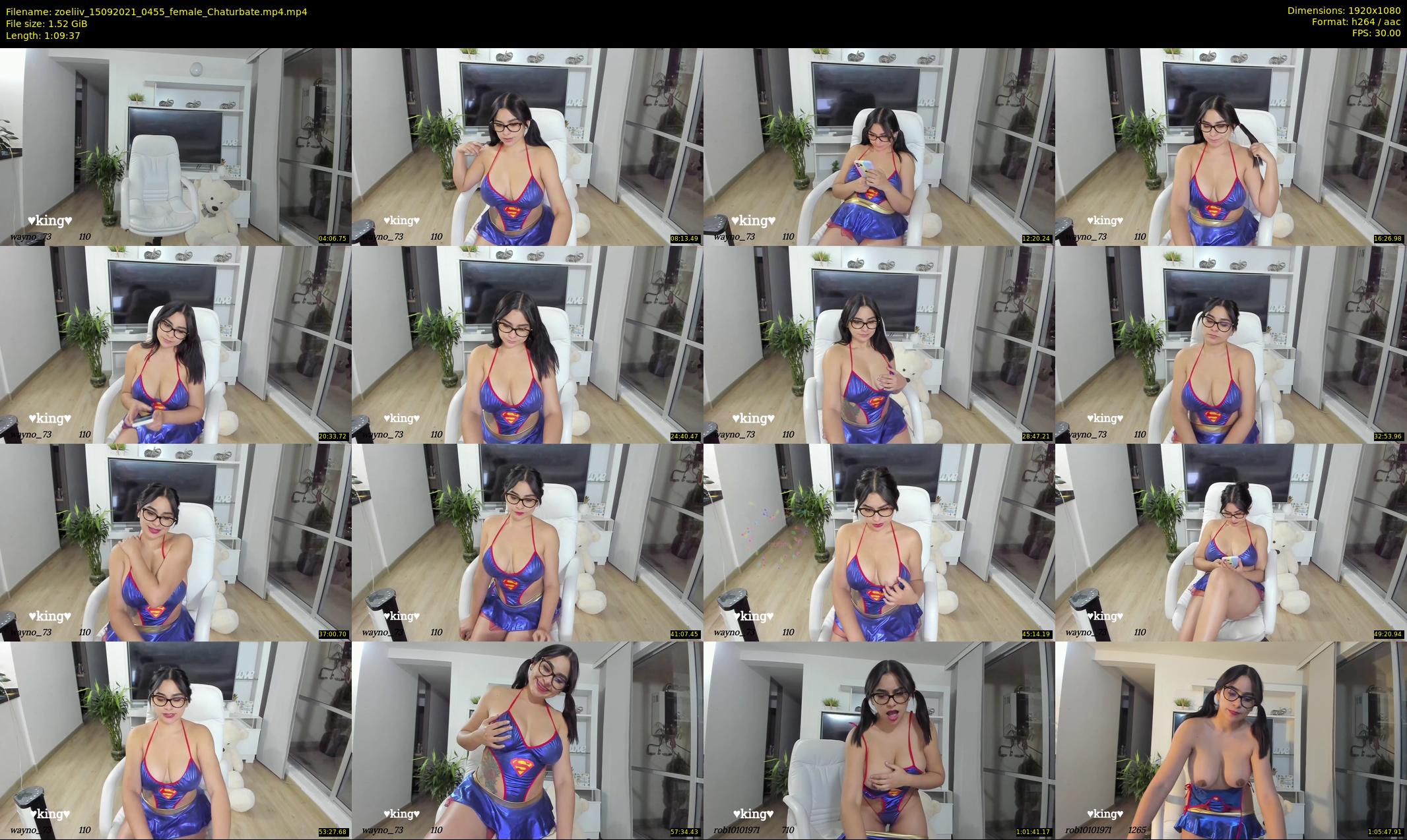 zoeliiv — 70 minute Chaturbate female cam show recording, 1080p, Sep 15, 2021