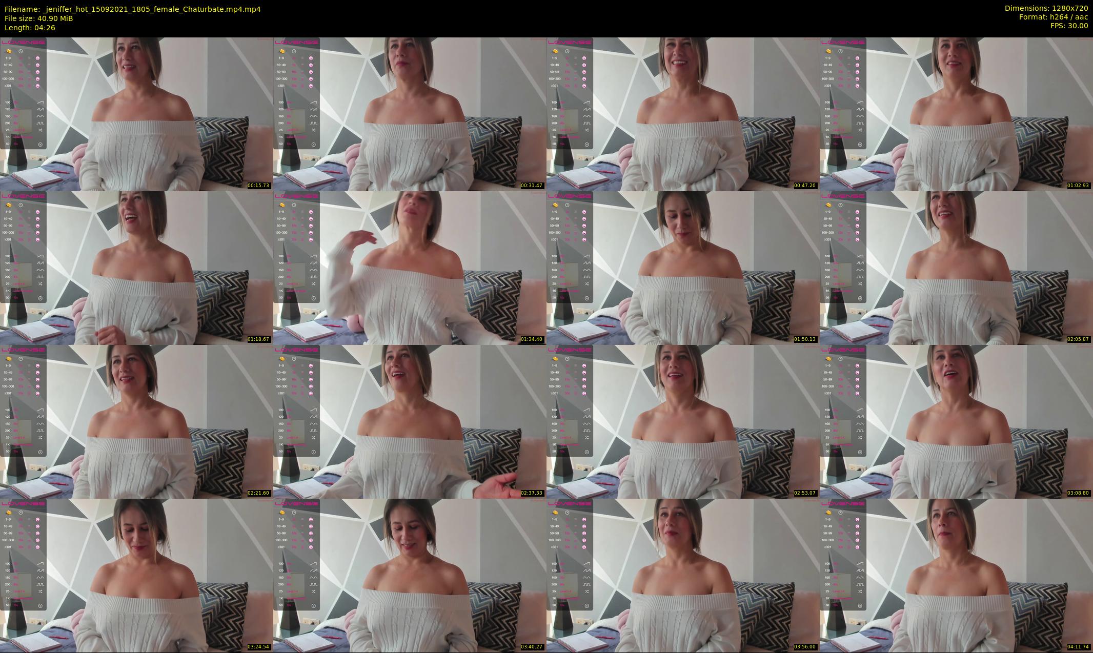 _jeniffer_hot — 5 minute Chaturbate female cam show recording, 720p, Sep 15, 2021