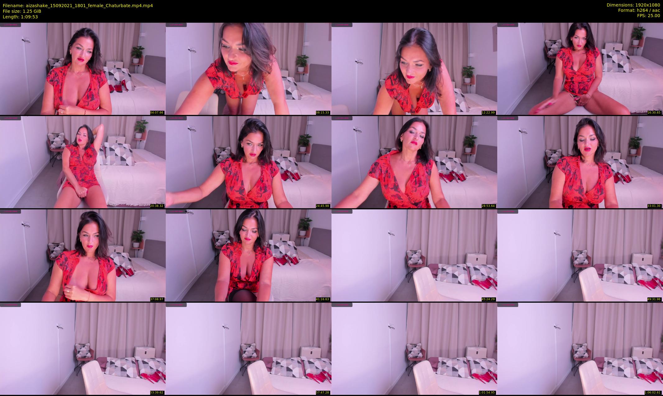 aizashake — 70 minute Chaturbate female cam show recording, 1080p, Sep 15, 2021