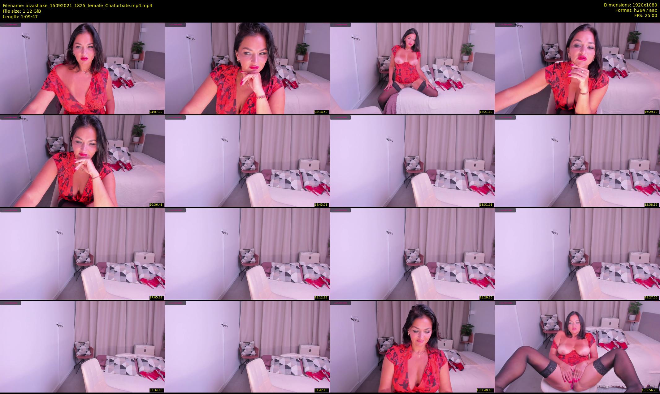 aizashake — 70 minute Chaturbate female cam show recording, 1080p, Sep 15, 2021