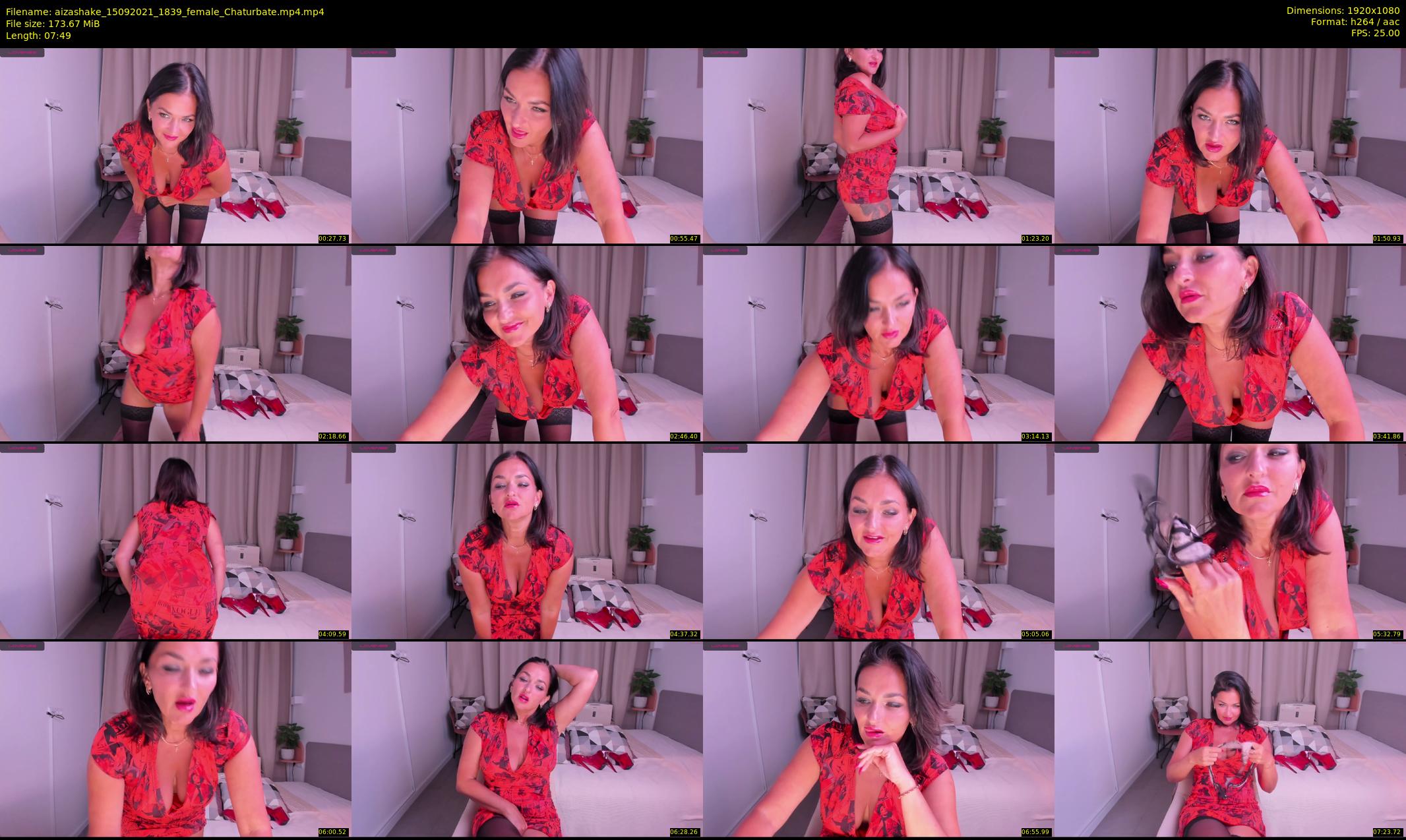 aizashake — 8 minute Chaturbate female cam show recording, 1080p, Sep 15, 2021