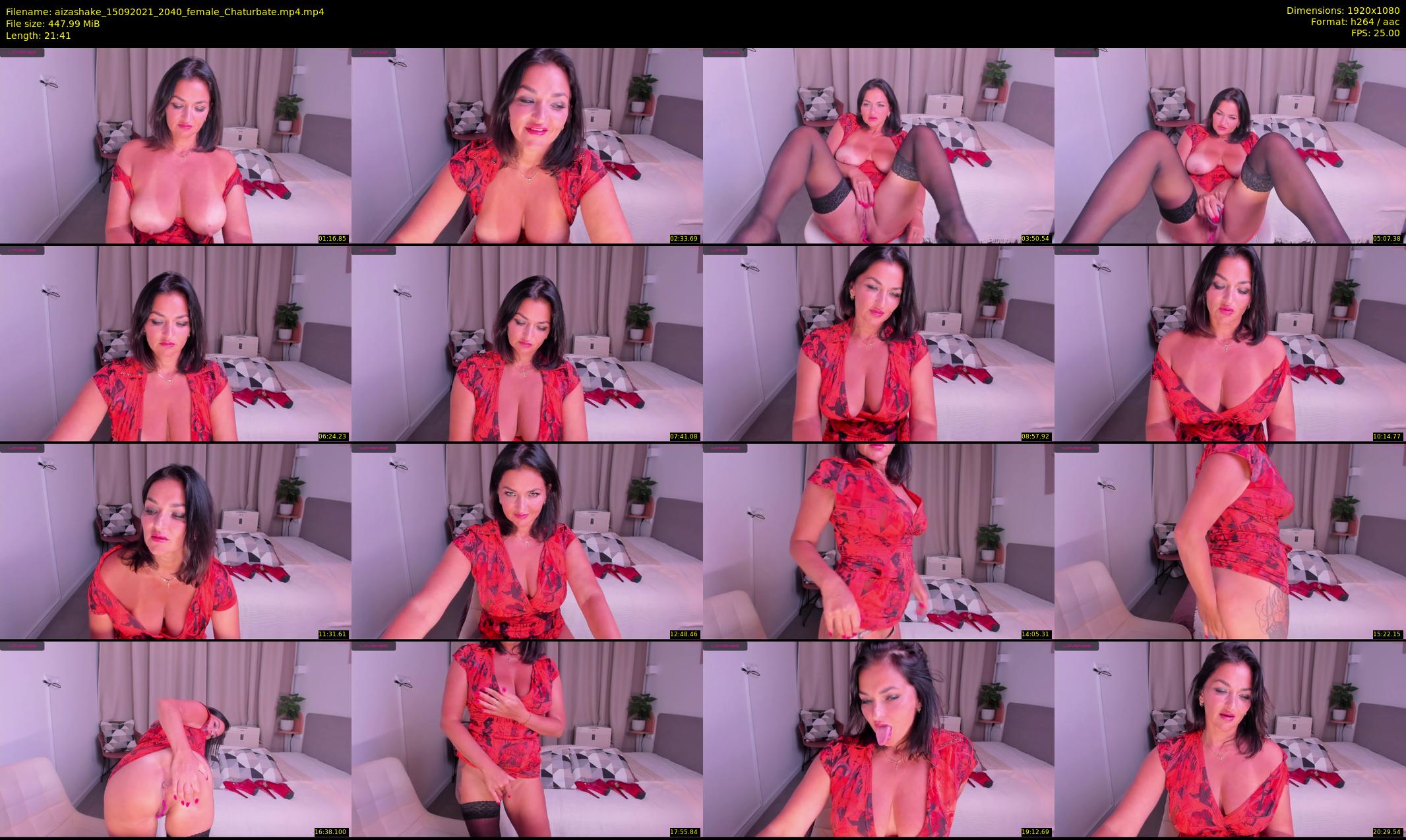aizashake — 22 minute Chaturbate female cam show recording, 1080p, Sep 15, 2021