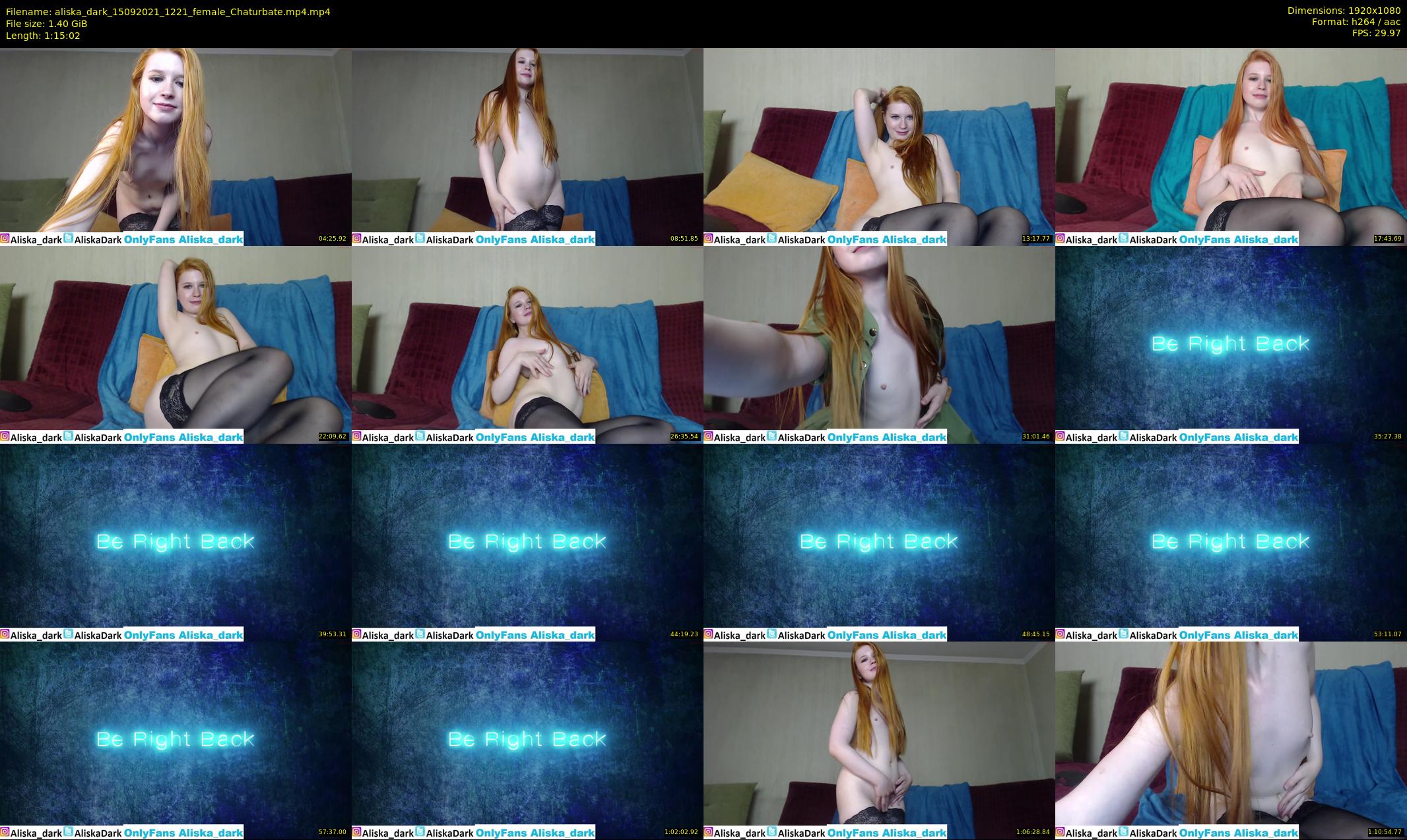 aliska_dark — 76 minute Chaturbate female cam show recording, 1080p, Sep 15, 2021