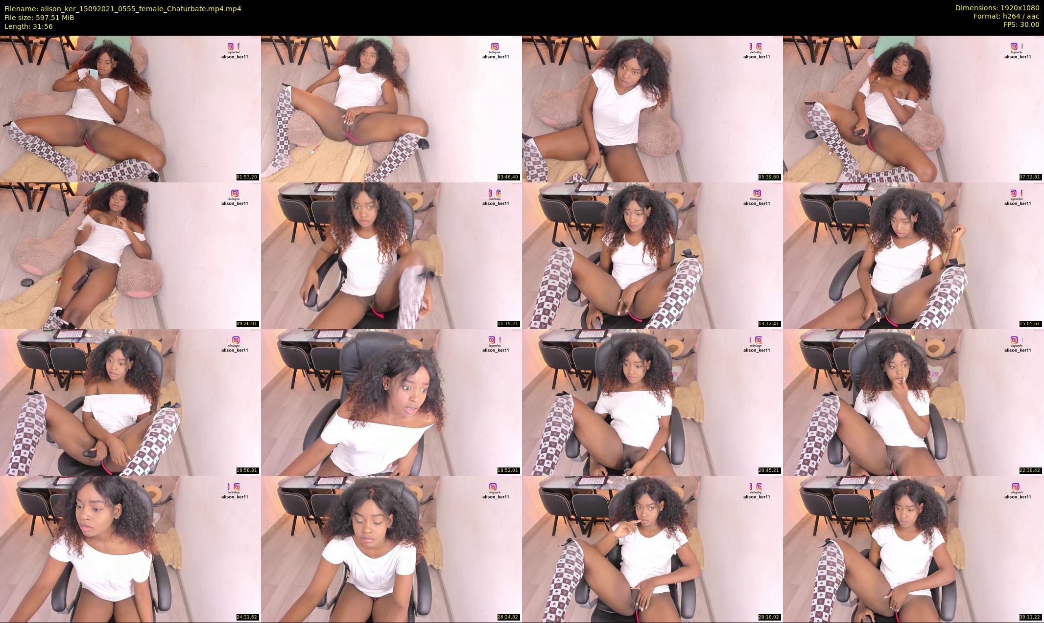 alison_ker — 32 minute Chaturbate female cam show recording, 1080p, Sep 15, 2021