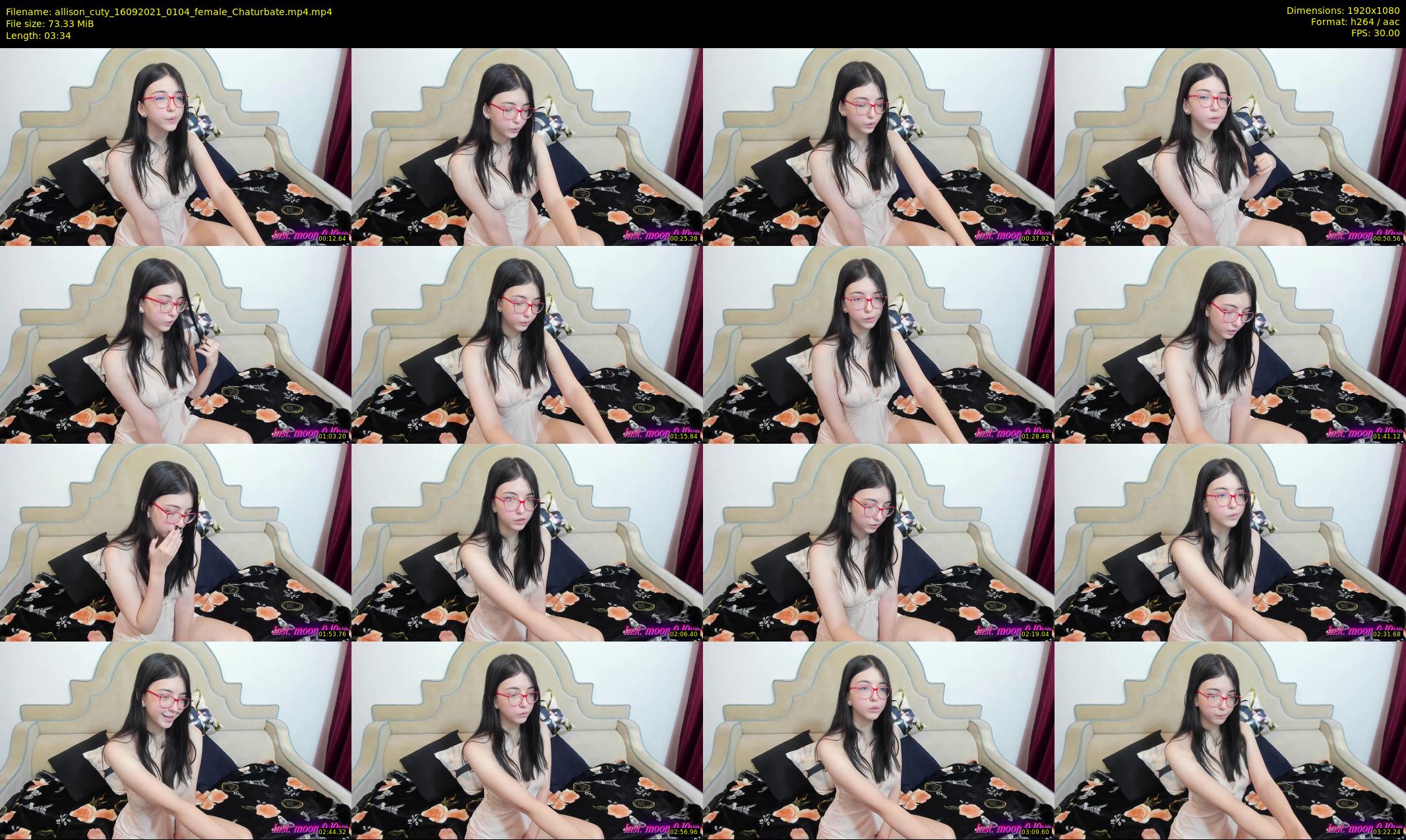 allison_cuty — 4 minute Chaturbate female cam show recording, 1080p, Sep 16, 2021