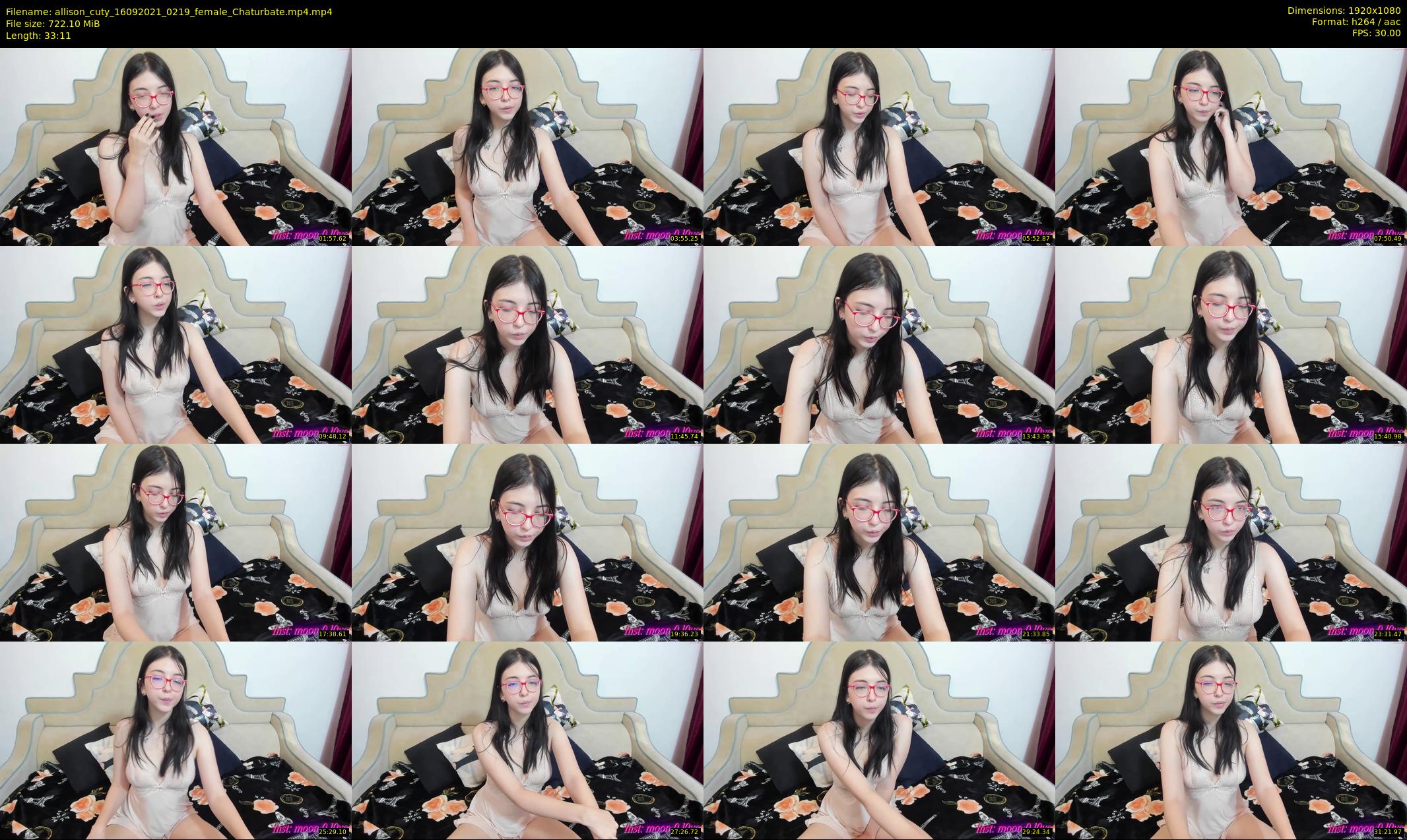 allison_cuty — 34 minute Chaturbate female cam show recording, 1080p, Sep 16, 2021