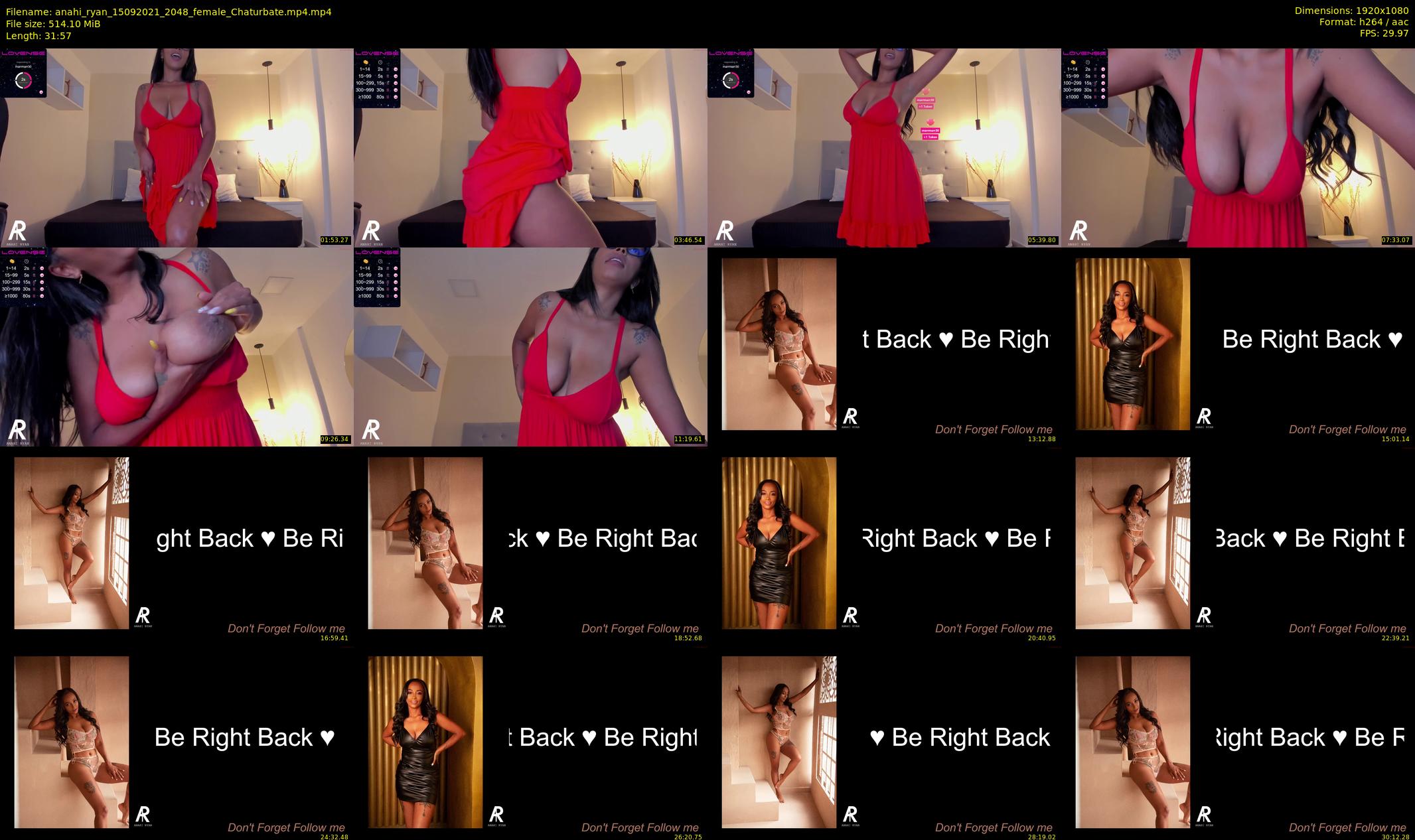 anahi_ryan — 32 minute Chaturbate female cam show recording, 1080p, Sep 15, 2021