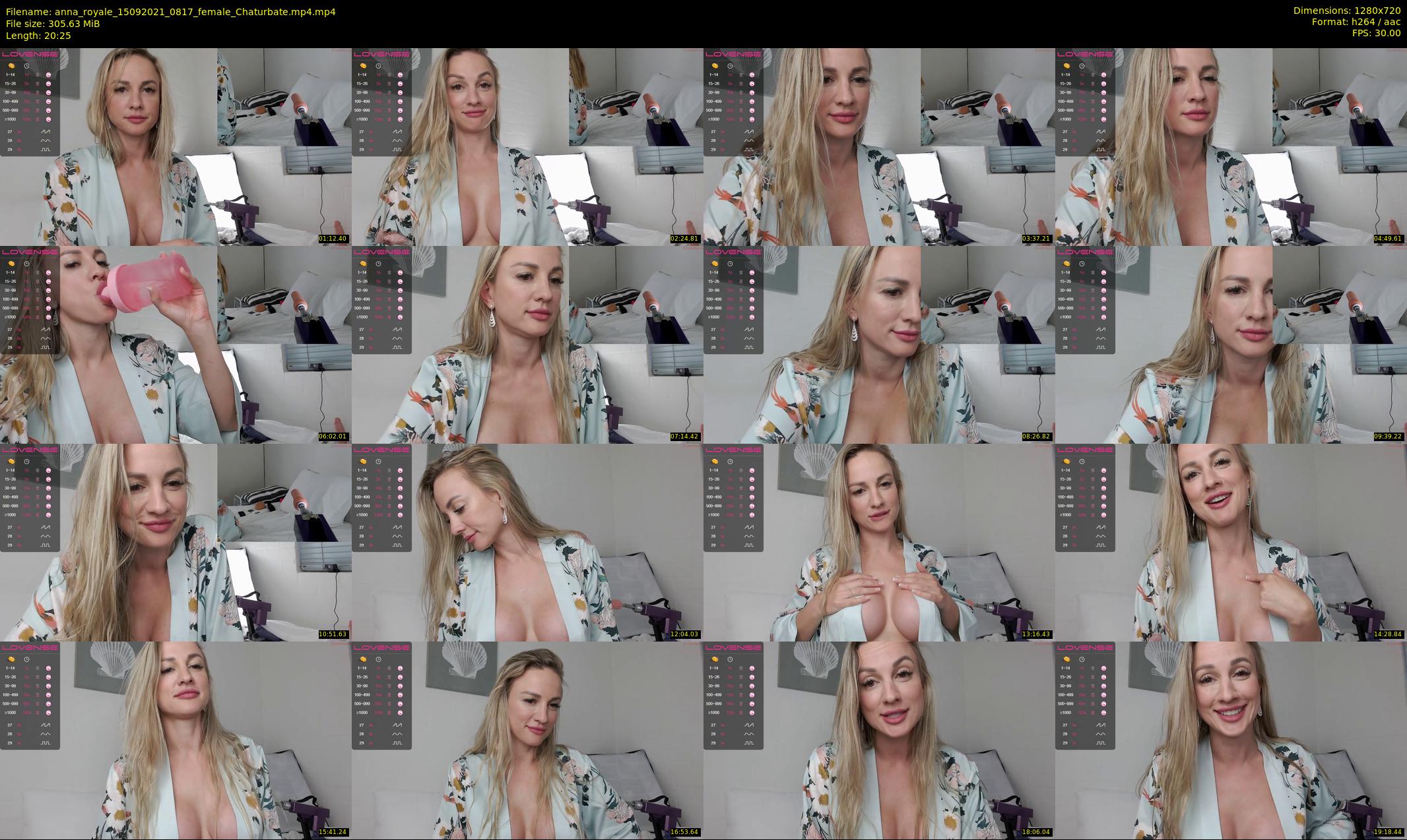 anna_royale — 21 minute Chaturbate female cam show recording, 720p, Sep 15, 2021