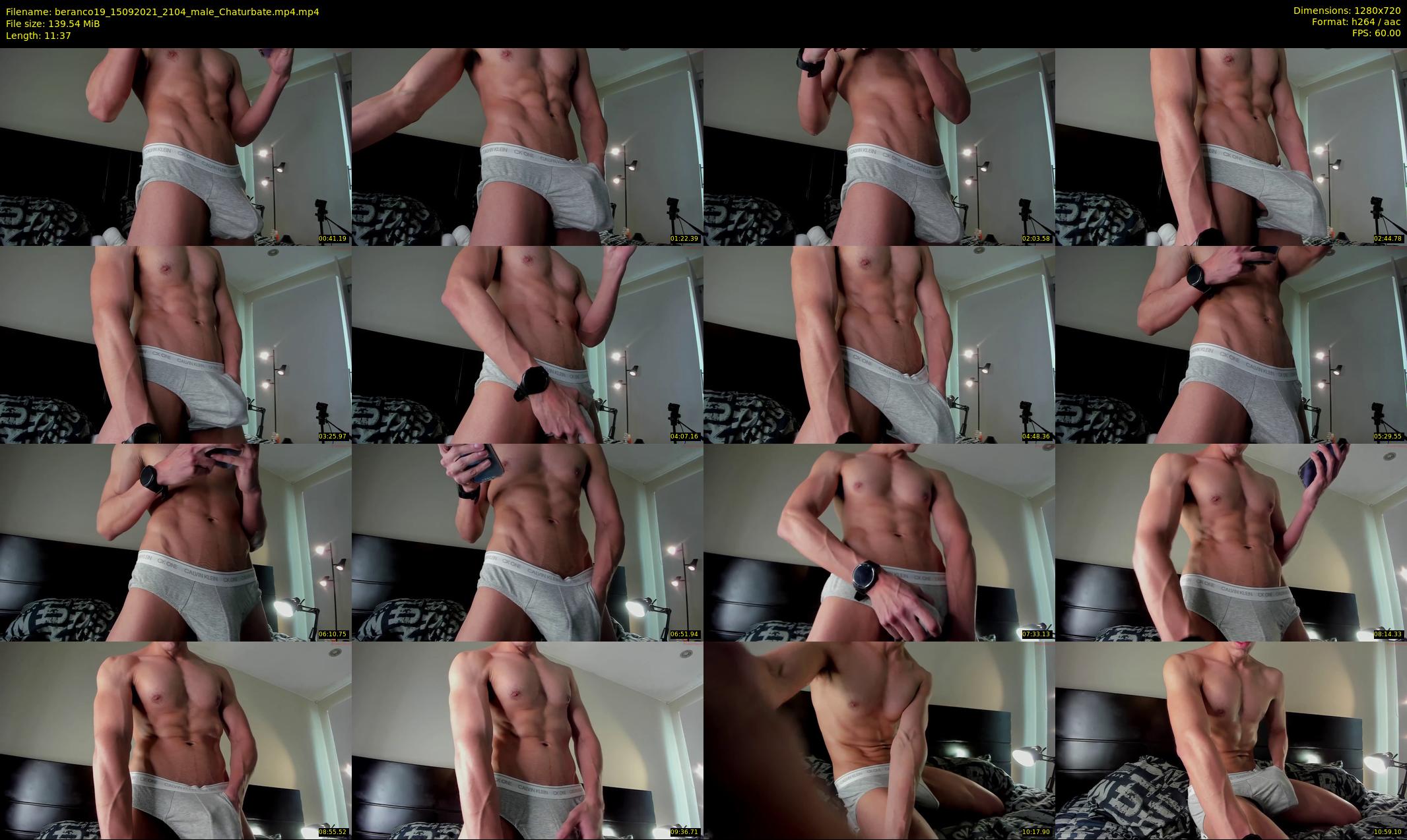 beranco19 — 12 minute Chaturbate male cam show recording, 720p, Sep 15, 2021
