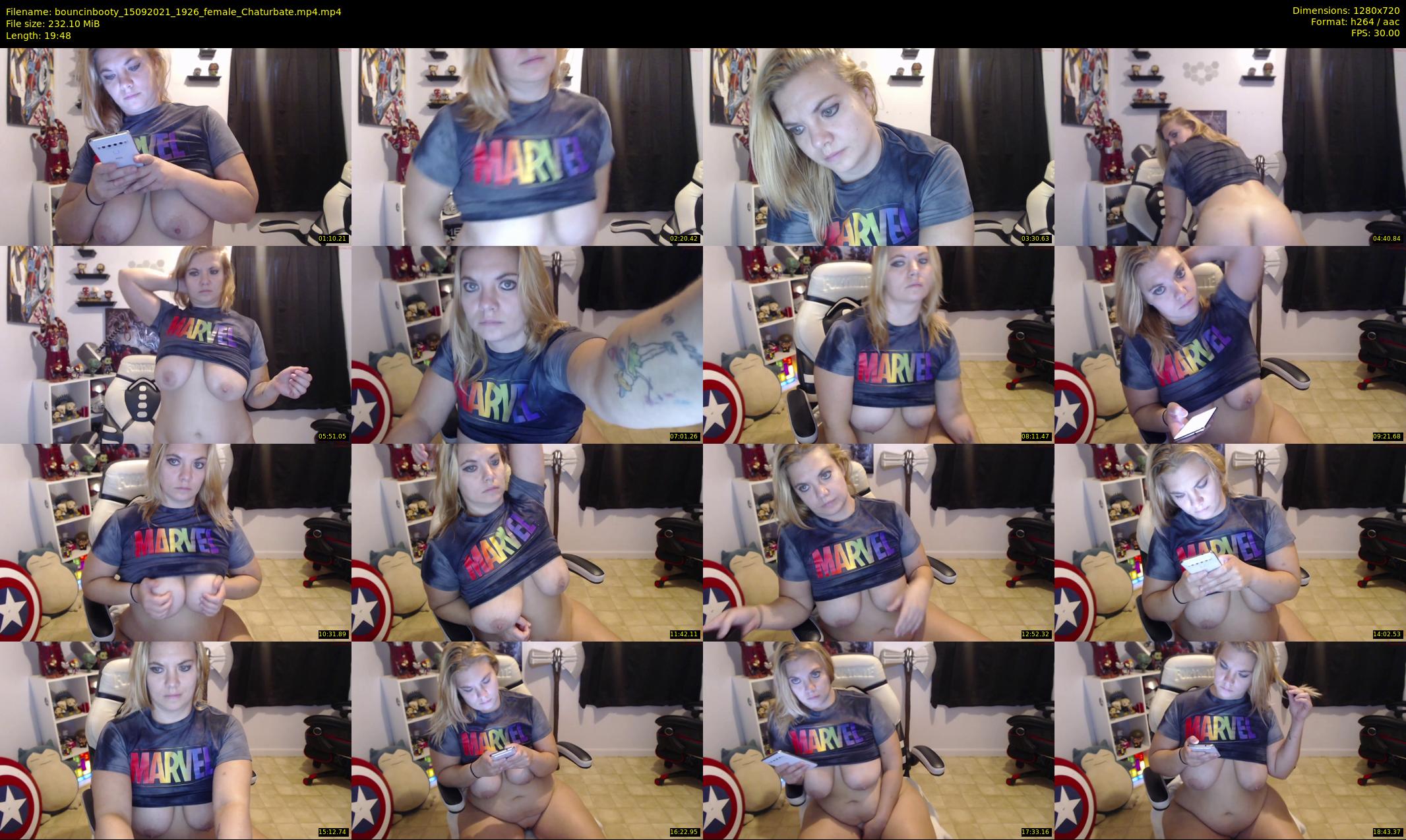 bouncinbooty — 20 minute Chaturbate female cam show recording, 720p, Sep 15, 2021