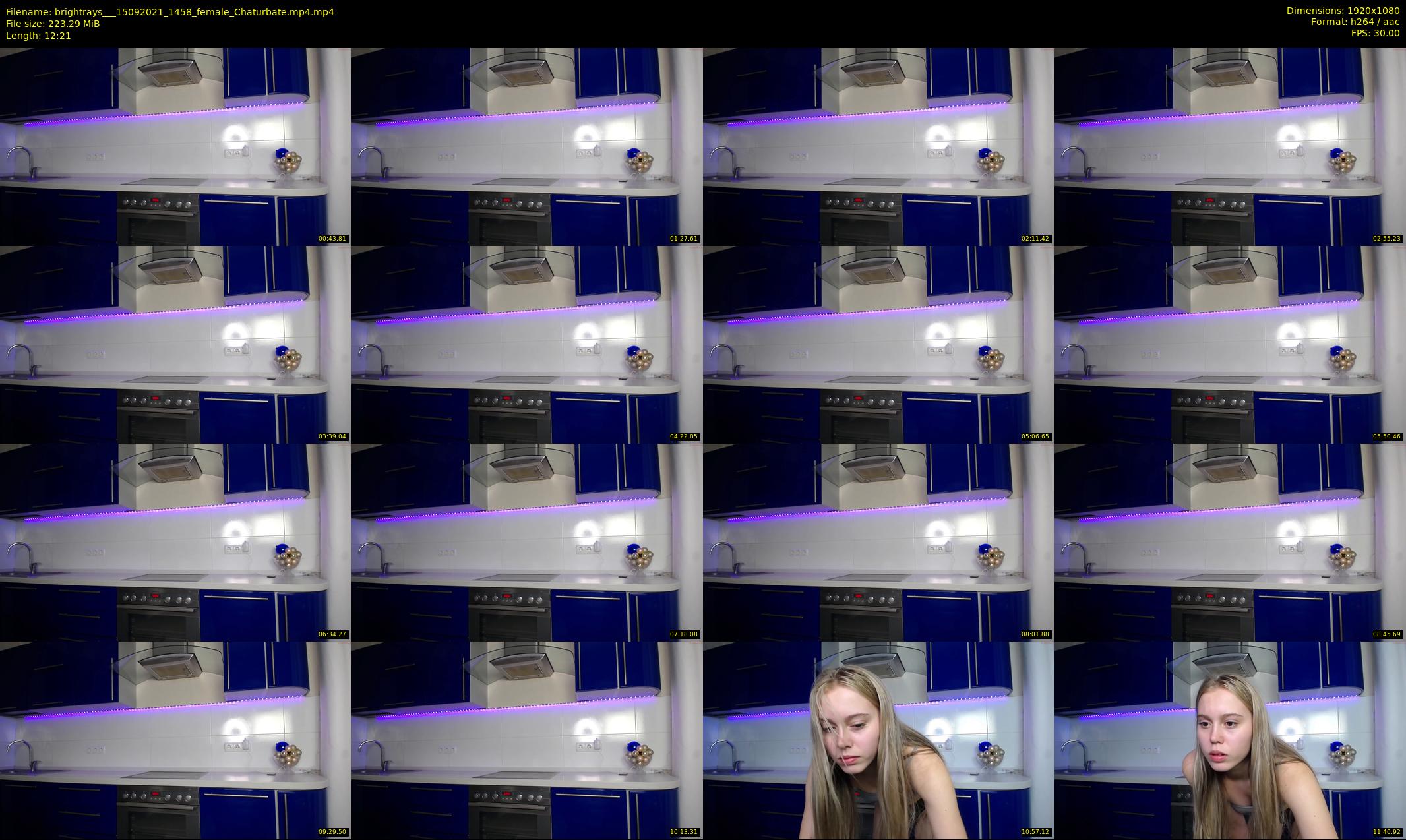 brightrays__ — 13 minute Chaturbate female cam show recording, 1080p, Sep 15, 2021