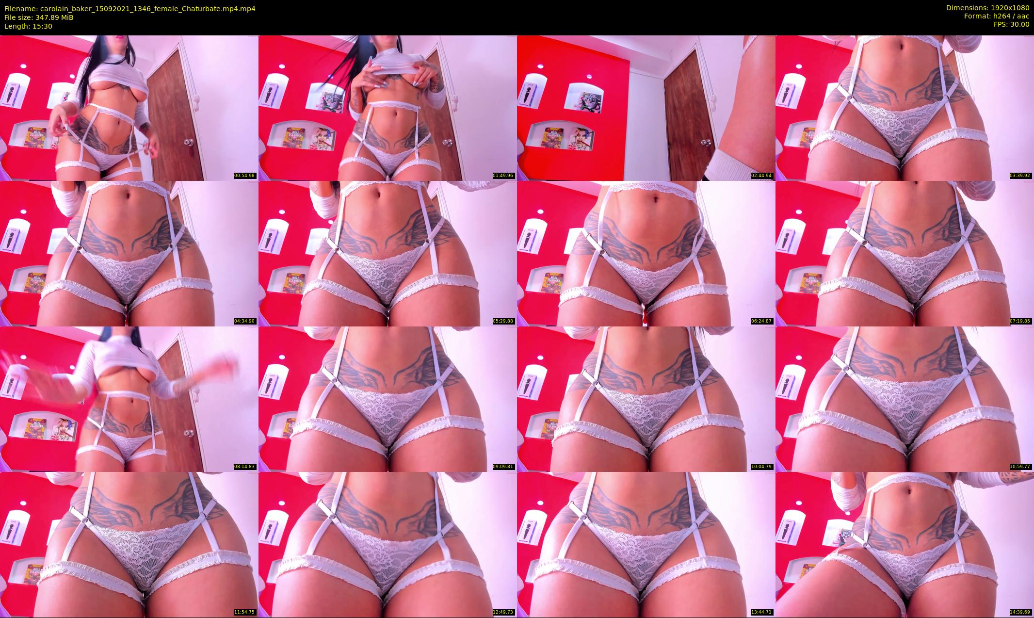 carolain_baker — 16 minute Chaturbate female cam show recording, 1080p, Sep 15, 2021