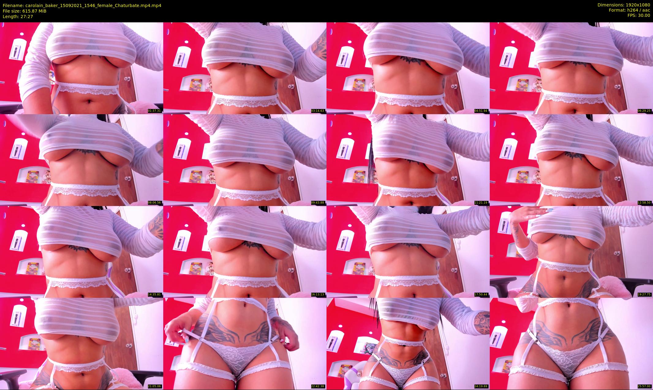 carolain_baker — 28 minute Chaturbate female cam show recording, 1080p, Sep 15, 2021
