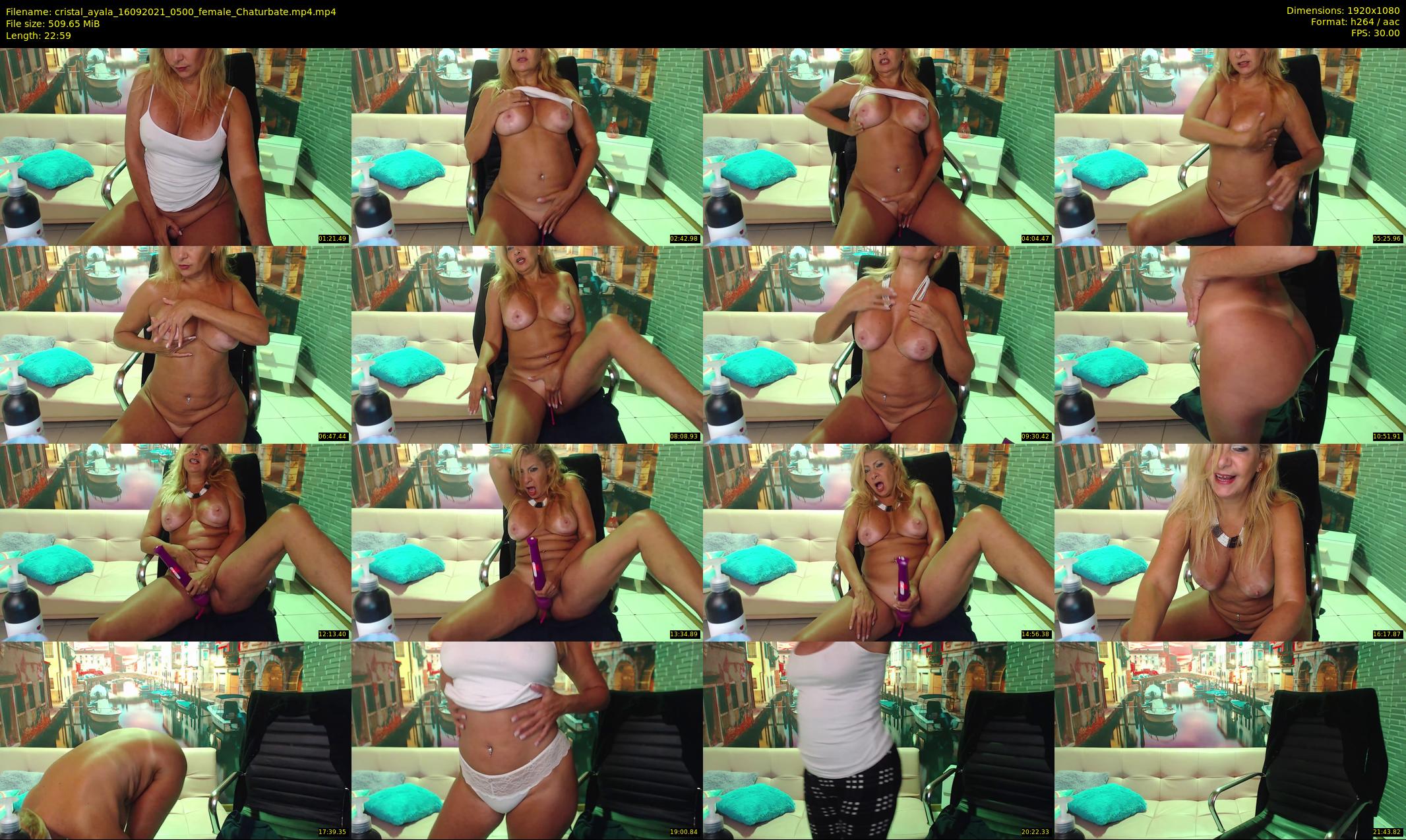 cristal_ayala — 23 minute Chaturbate female cam show recording, 1080p, Sep 16, 2021