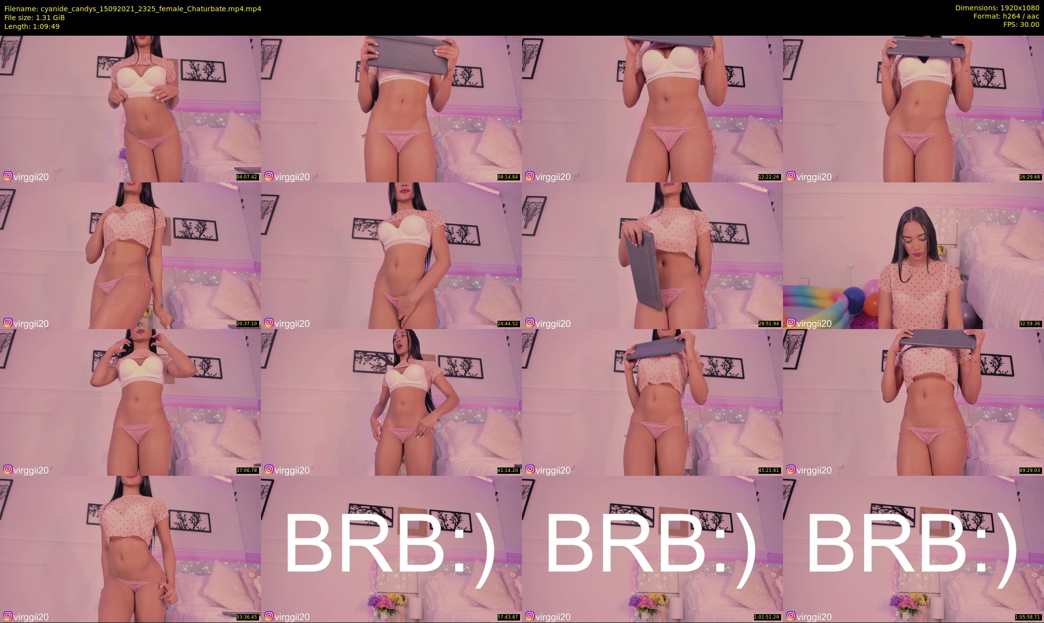 cyanide_candys — 70 minute Chaturbate female cam show recording, 1080p, Sep 15, 2021