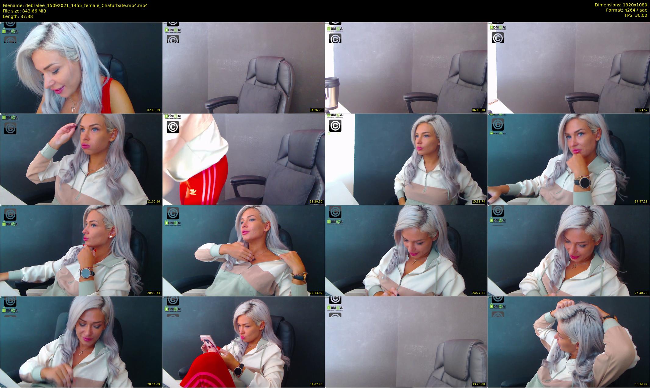 debralee — 38 minute Chaturbate female cam show recording, 1080p, Sep 15, 2021