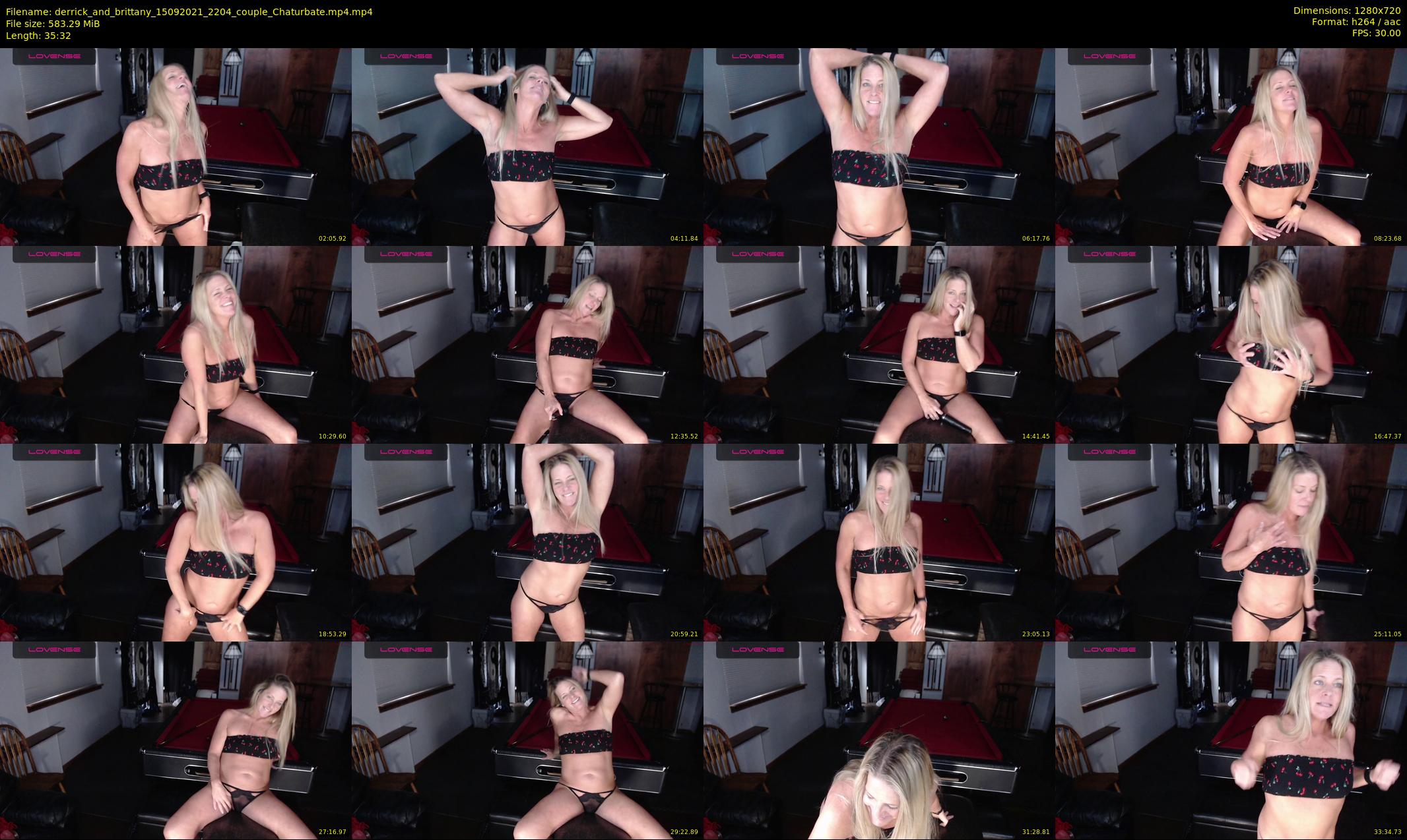 derrick_and_brittany — 36 minute Chaturbate couple cam show recording, 720p, Sep 15, 2021