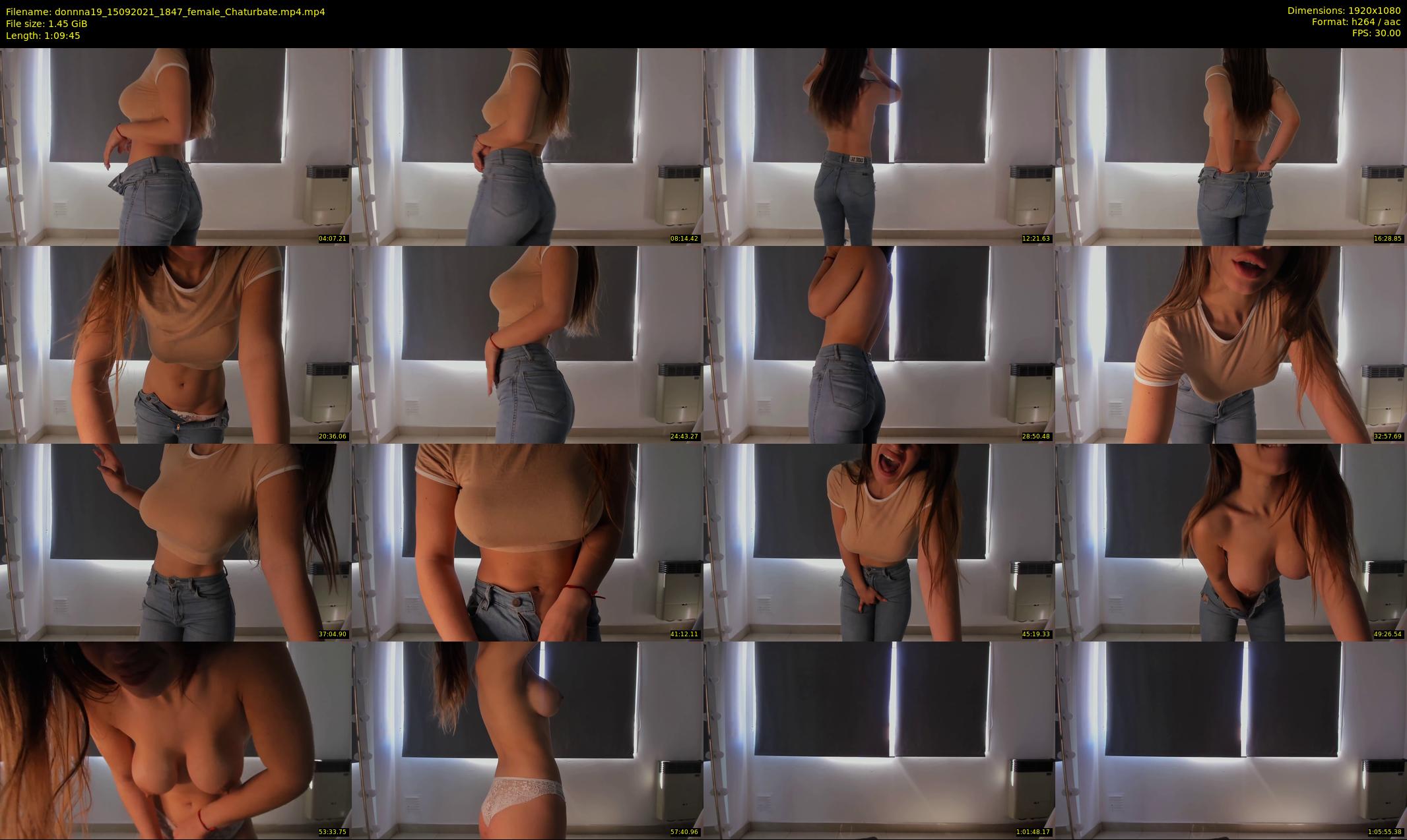 donnna19 — 70 minute Chaturbate female cam show recording, 1080p, Sep 15, 2021