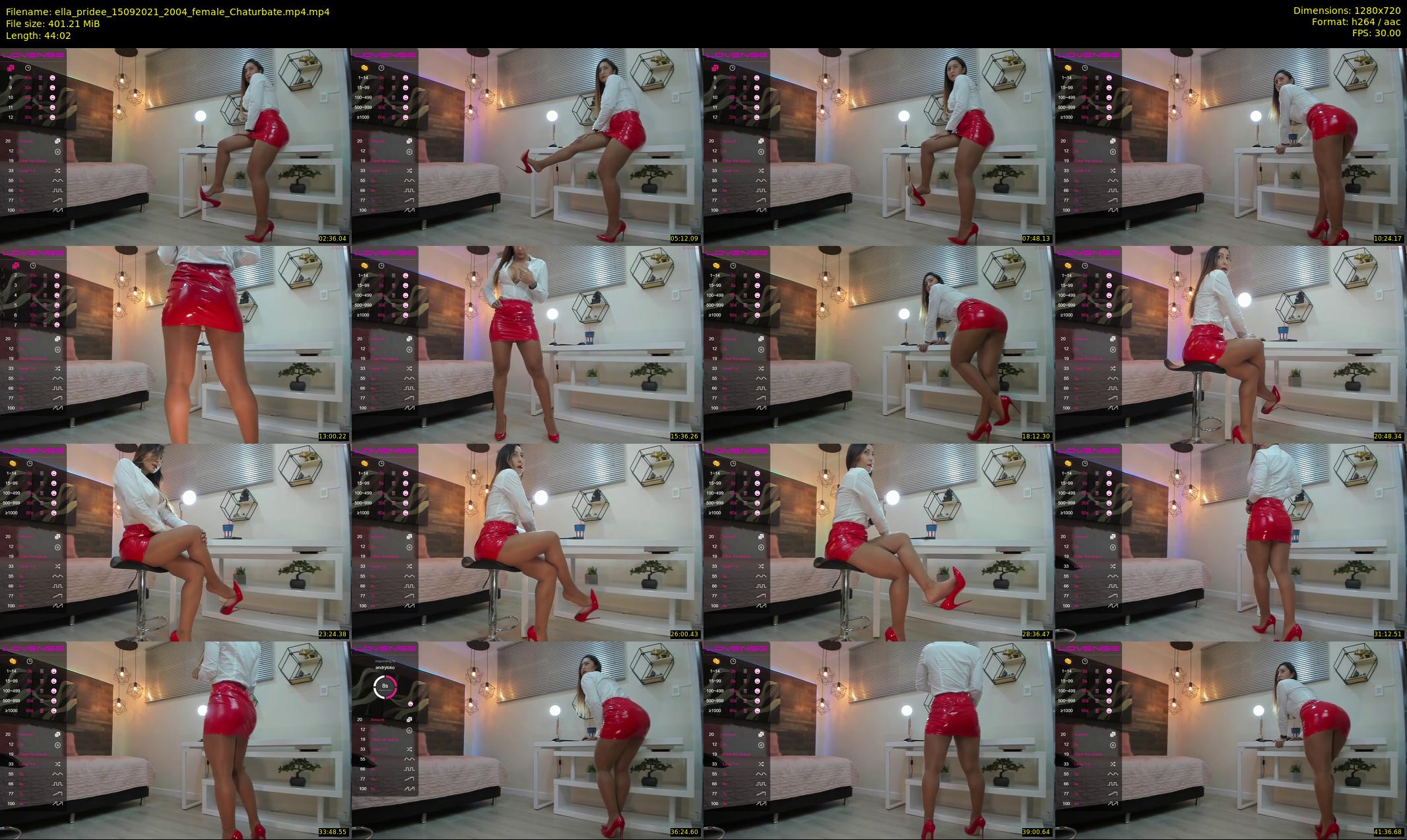 ella_pridee — 45 minute Chaturbate female cam show recording, 720p, Sep 15, 2021