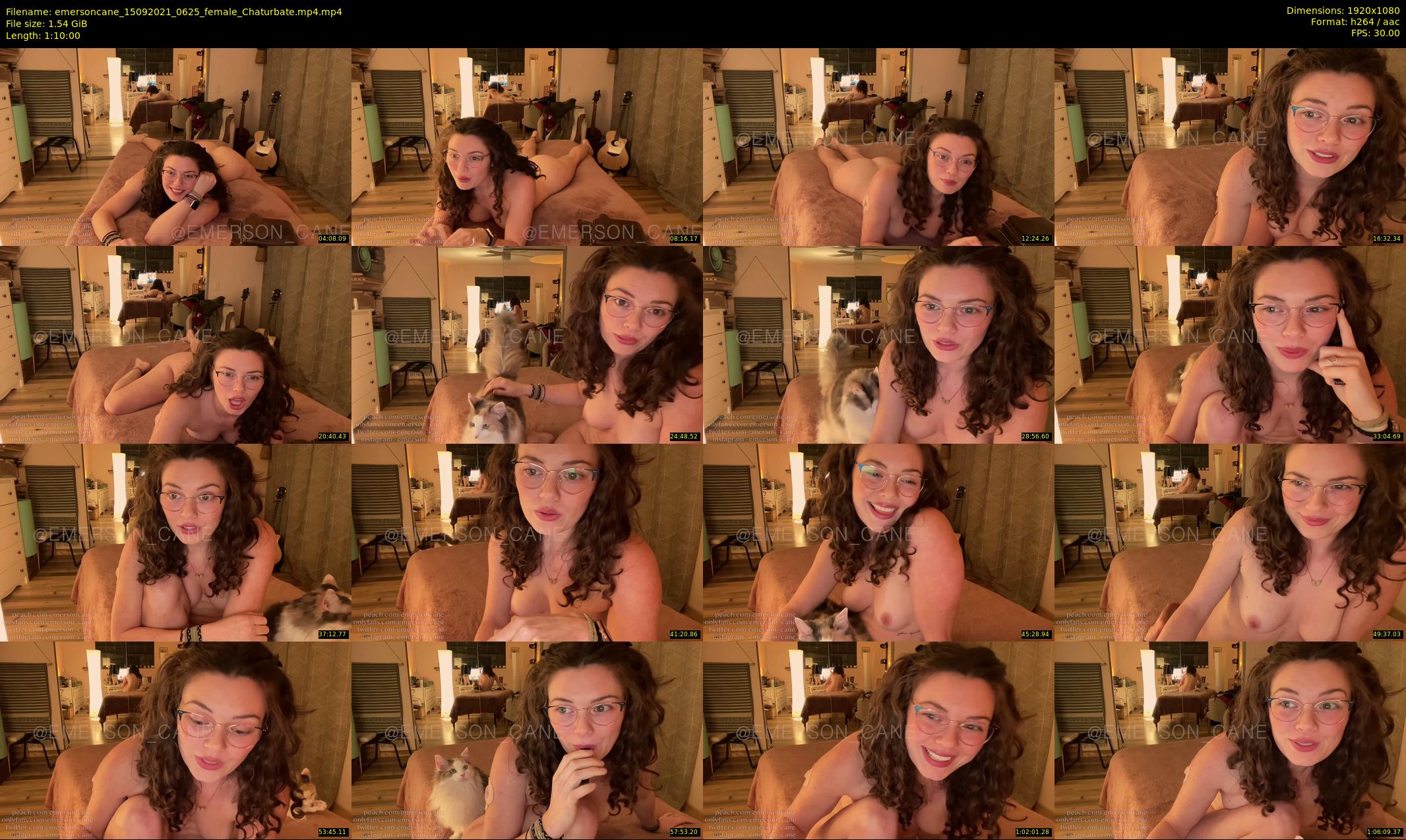 emersoncane — 70 minute Chaturbate female cam show recording, 1080p, Sep 15, 2021