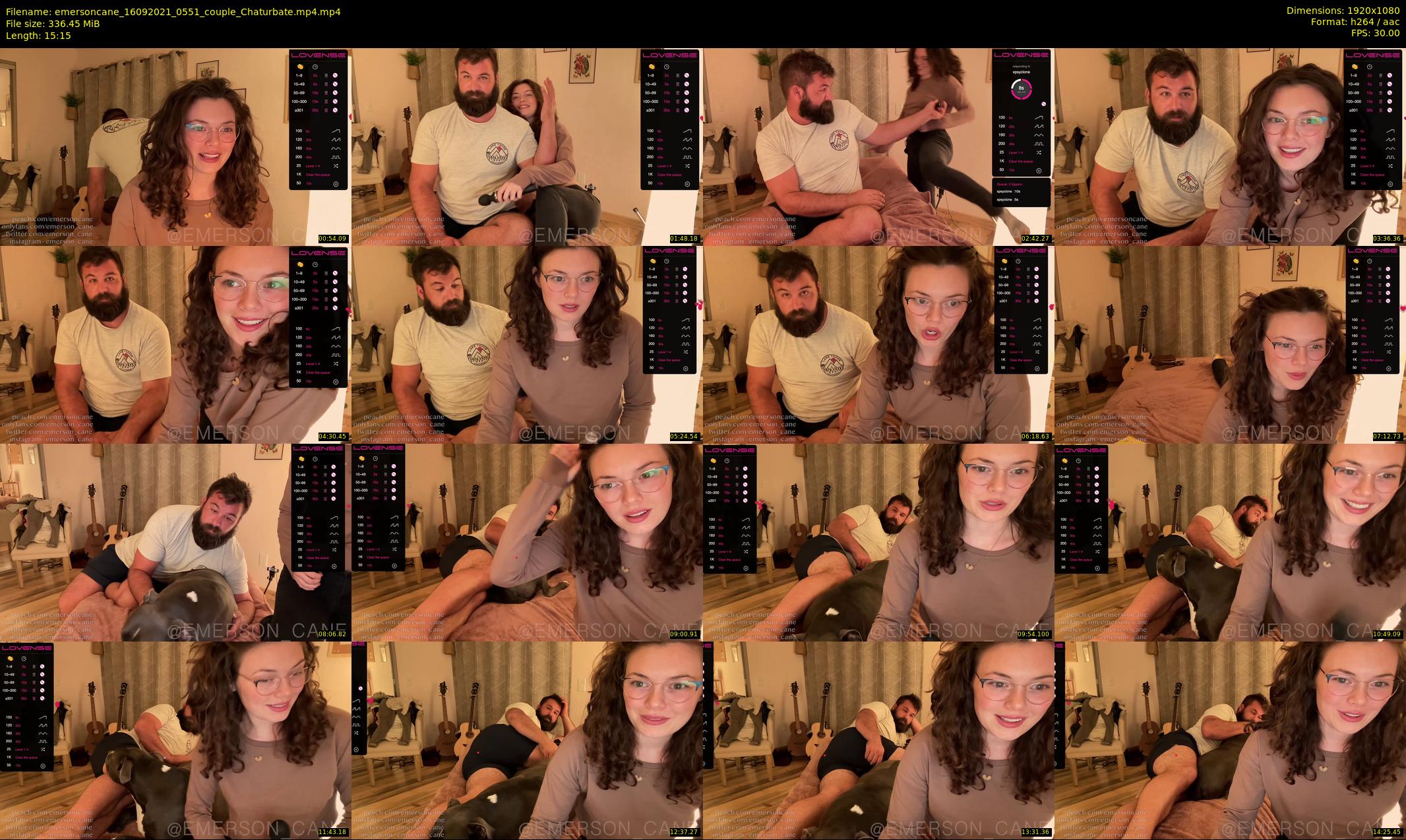 emersoncane — 16 minute Chaturbate female cam show recording, 1080p, Sep 16, 2021