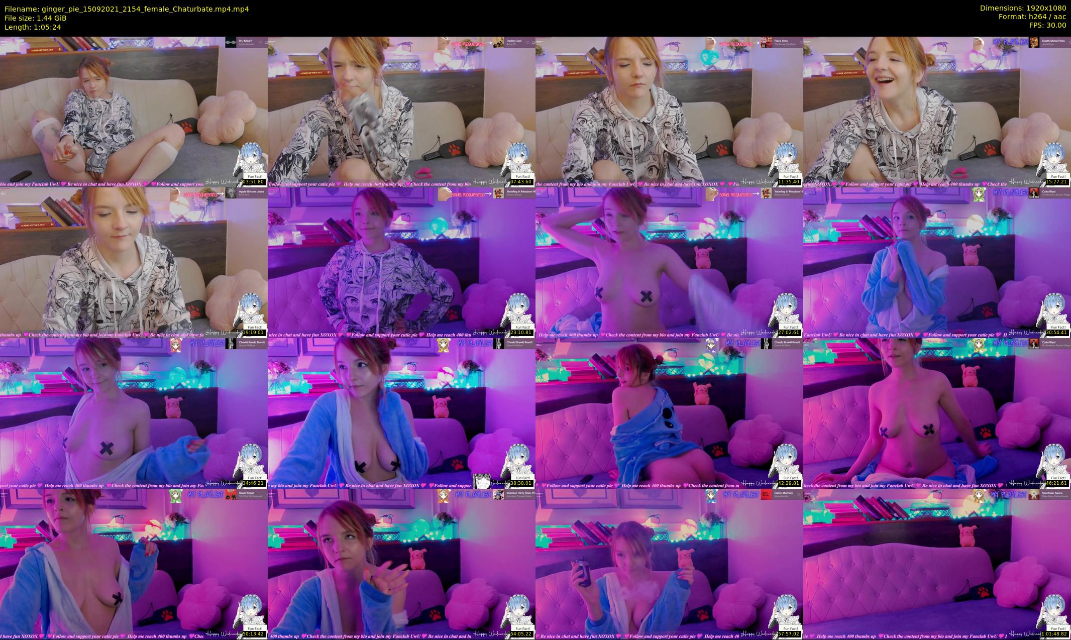 ginger_pie — 66 minute Chaturbate female cam show recording, 1080p, Sep 15, 2021