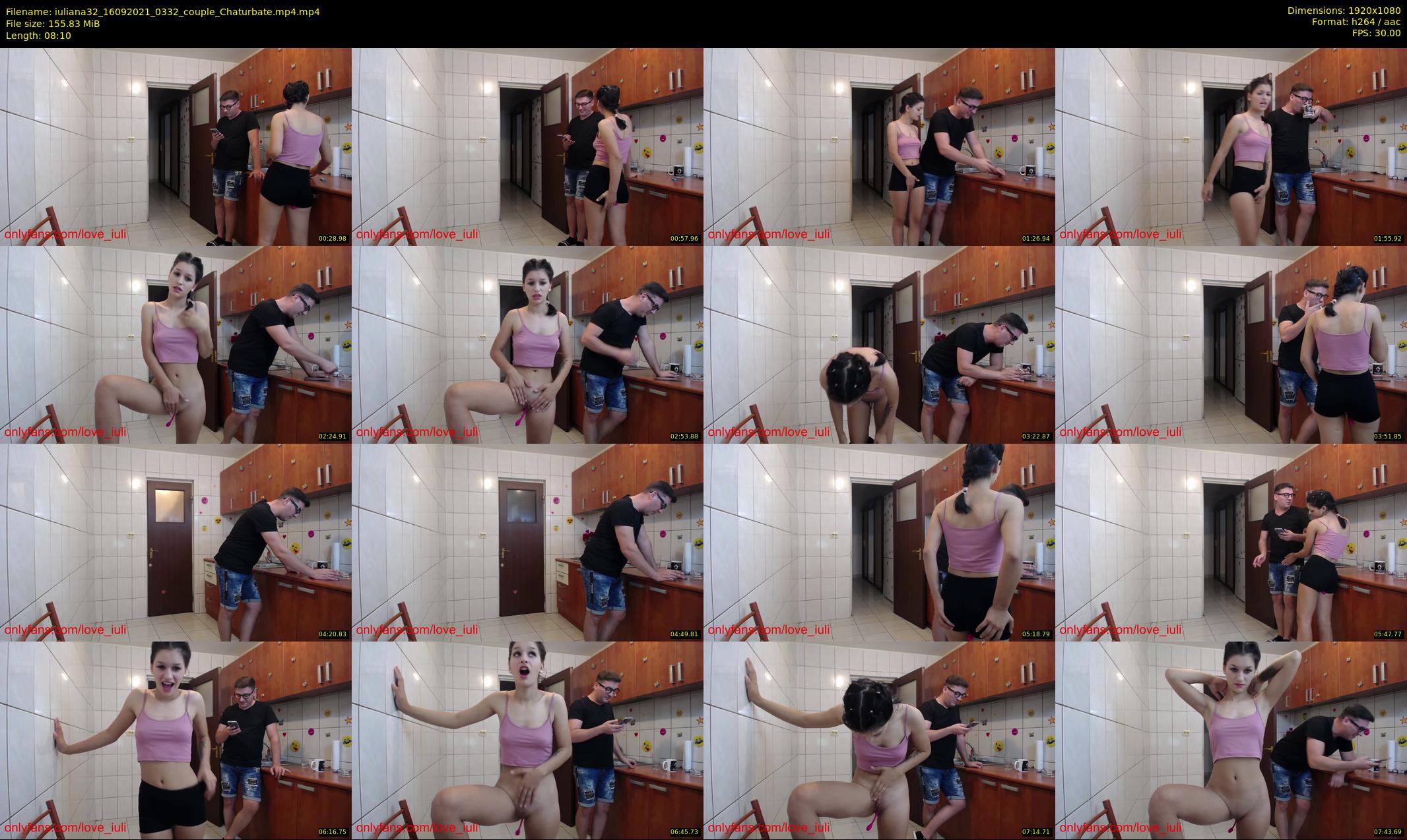 iuliana32 — 9 minute Chaturbate couple cam show recording, 1080p, Sep 16, 2021
