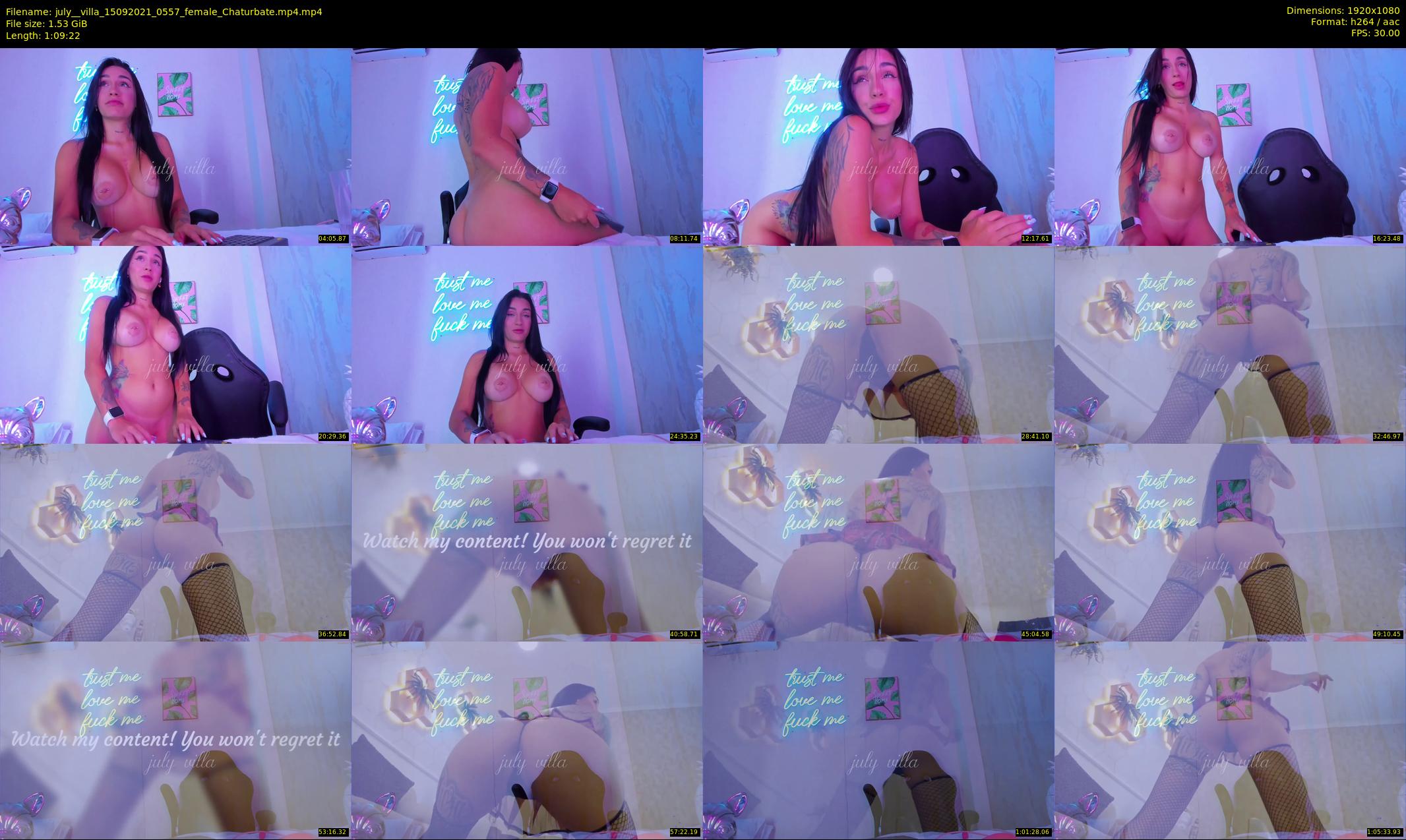 july__villa — 70 minute Chaturbate female cam show recording, 1080p, Sep 15, 2021