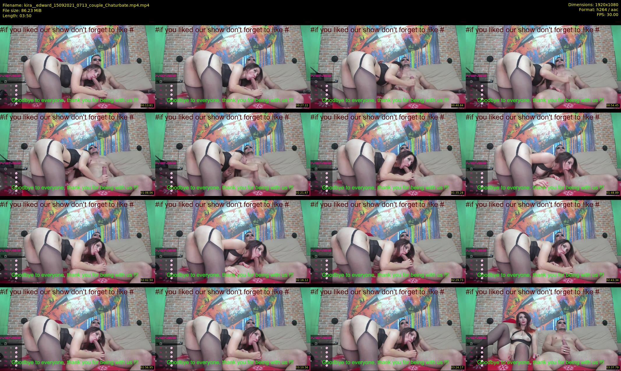 kira__edward — 4 minute Chaturbate couple cam show recording, 1080p, Sep 15, 2021