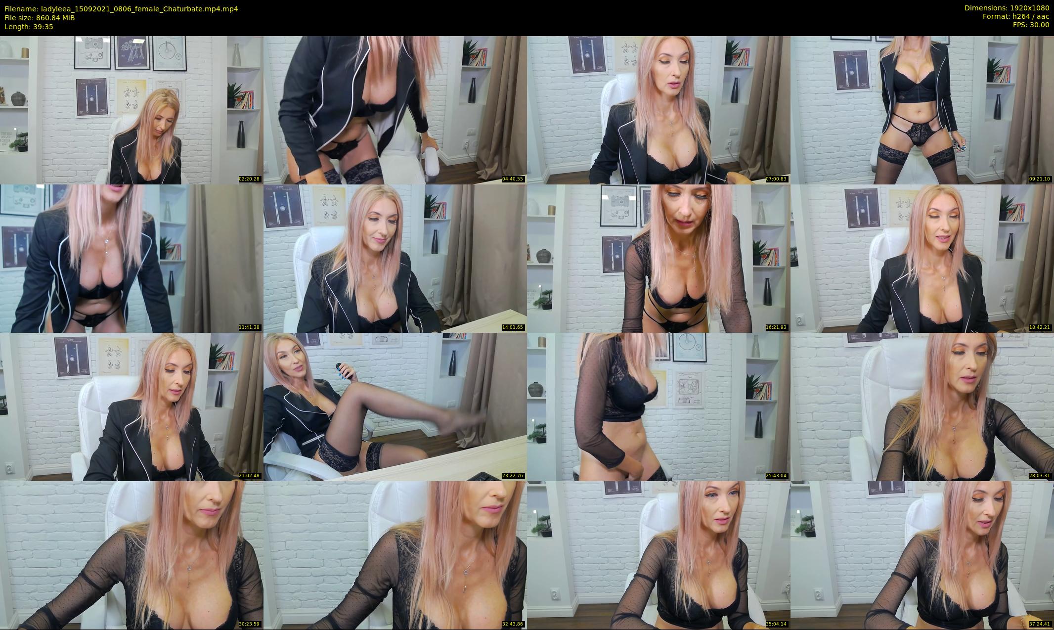 ladyleea — 40 minute Chaturbate female cam show recording, 1080p, Sep 15, 2021