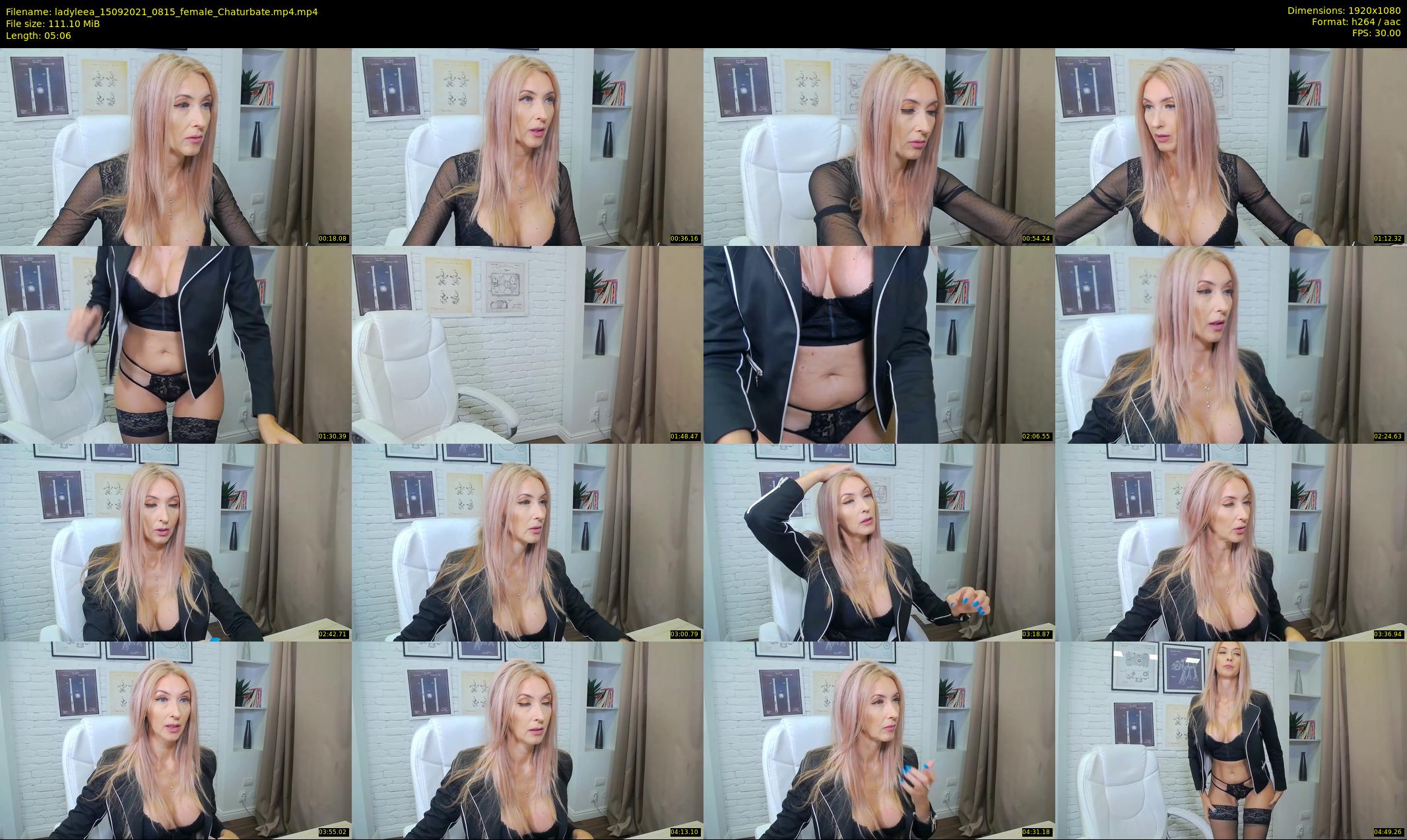ladyleea — 6 minute Chaturbate female cam show recording, 1080p, Sep 15, 2021