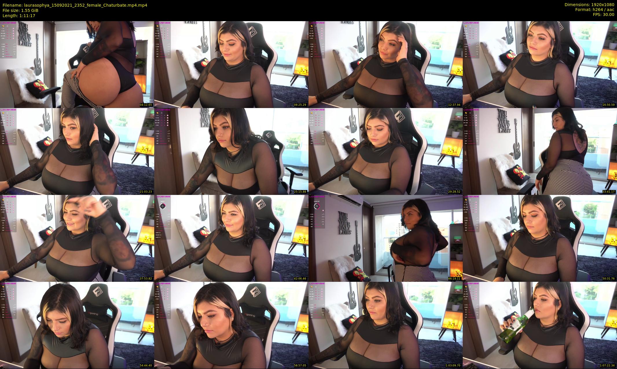laurasophya — 72 minute Chaturbate female cam show recording, 1080p, Sep 15, 2021