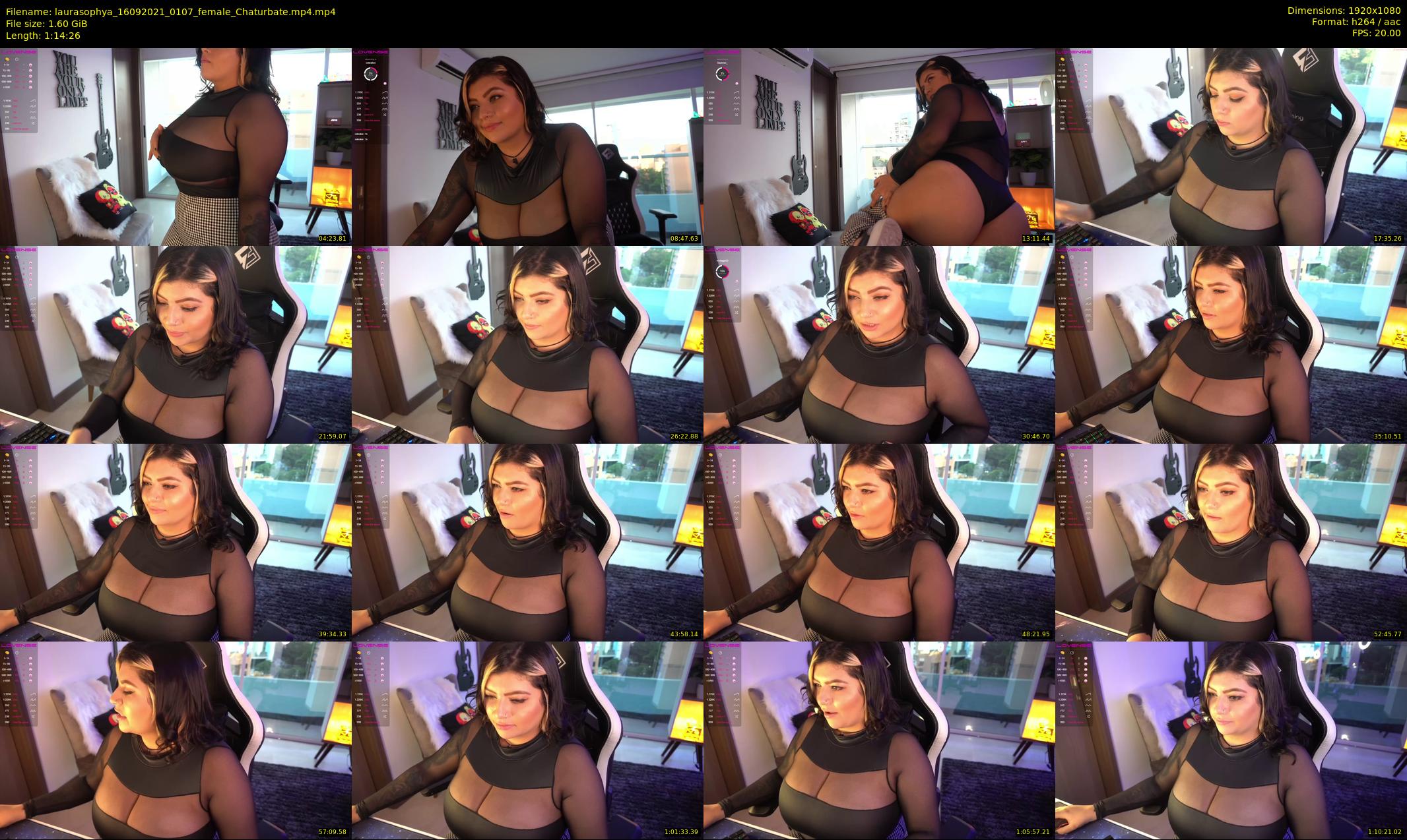 laurasophya — 75 minute Chaturbate female cam show recording, 1080p, Sep 16, 2021