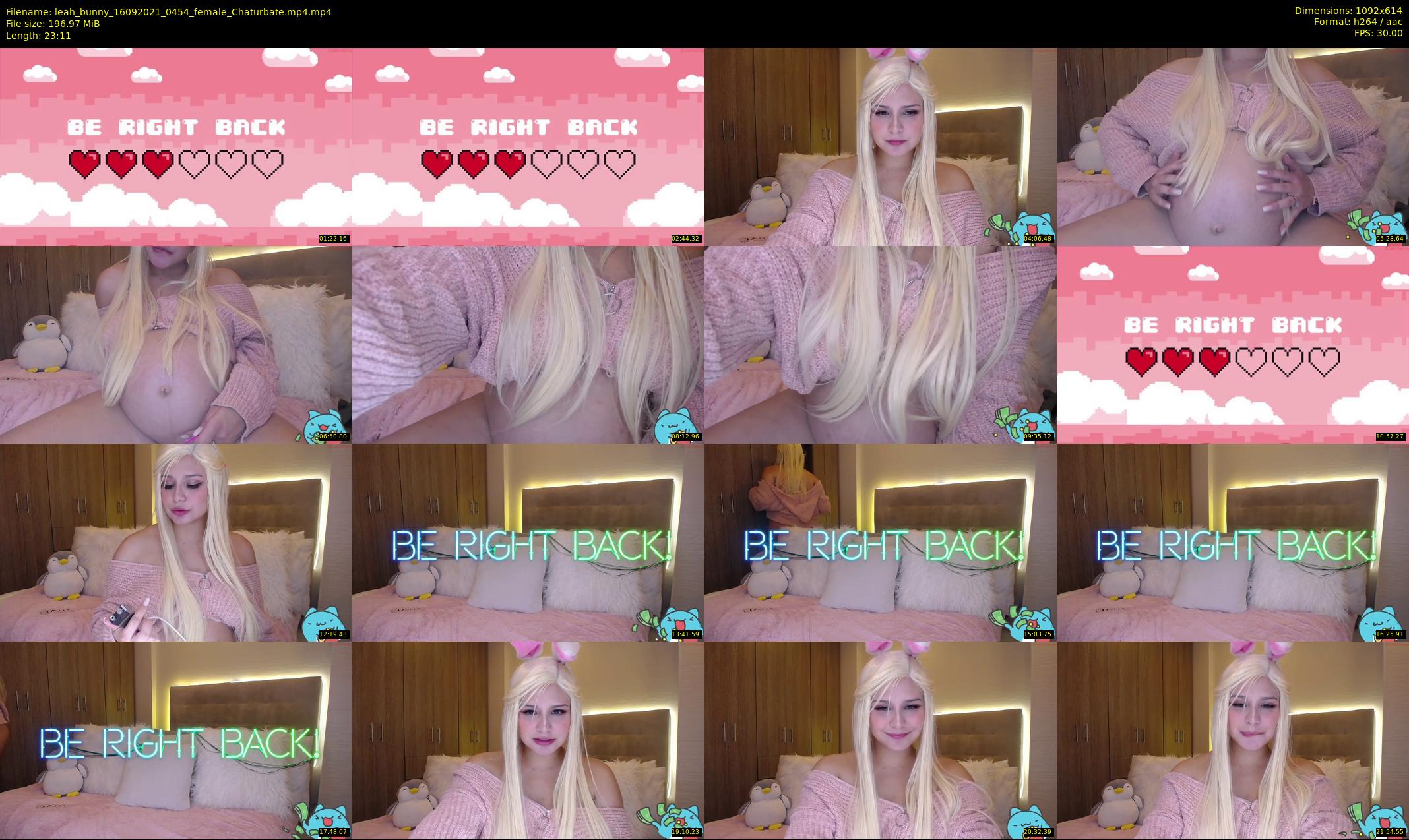 leah_bunny — 24 minute Chaturbate female cam show recording, 480p, Sep 16, 2021