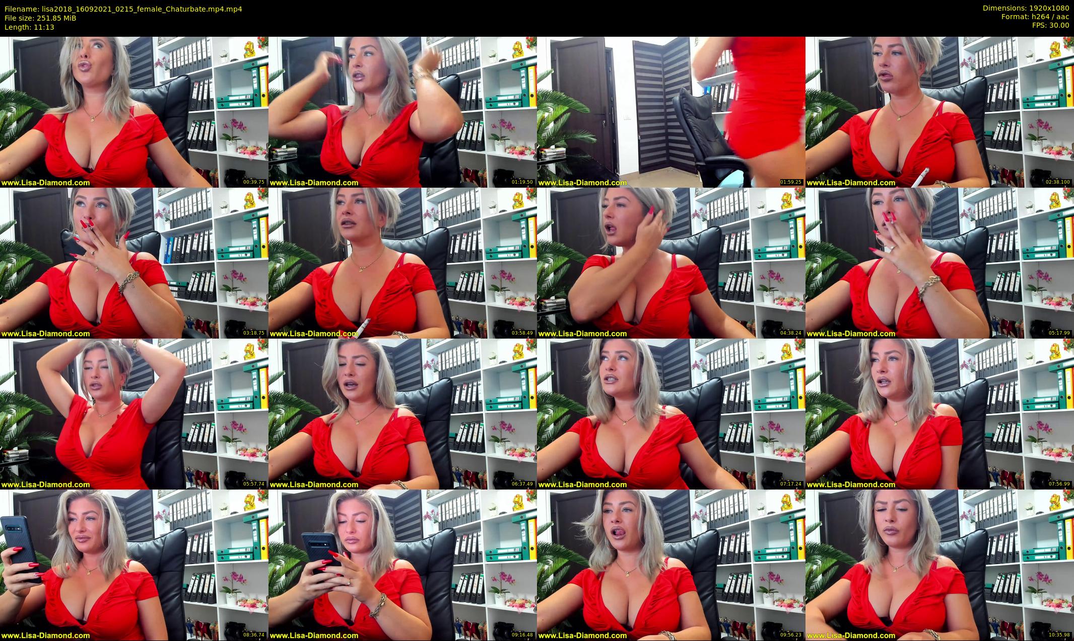lisa2018 — 12 minute Chaturbate female cam show recording, 1080p, Sep 16, 2021