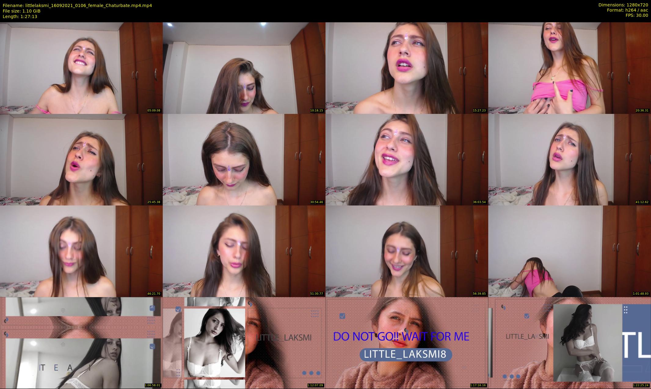 littlelaksmi — 88 minute Chaturbate female cam show recording, 720p, Sep 16, 2021
