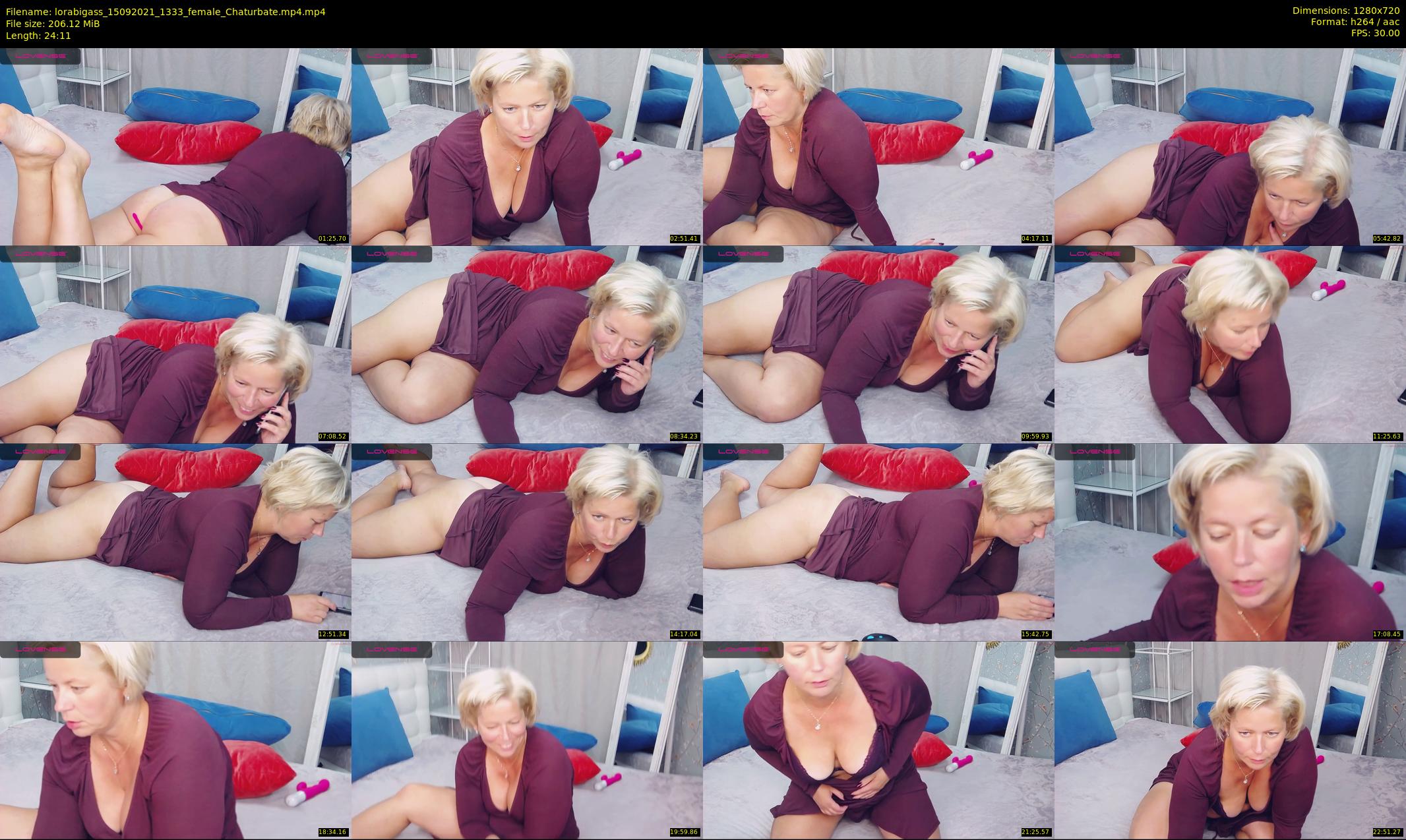lorabigass — 25 minute Chaturbate female cam show recording, 720p, Sep 15, 2021