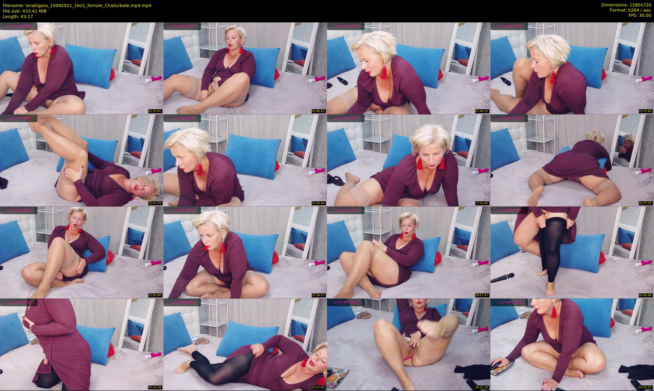 lorabigass — 44 minute Chaturbate female cam show recording, 720p, Sep 15, 2021