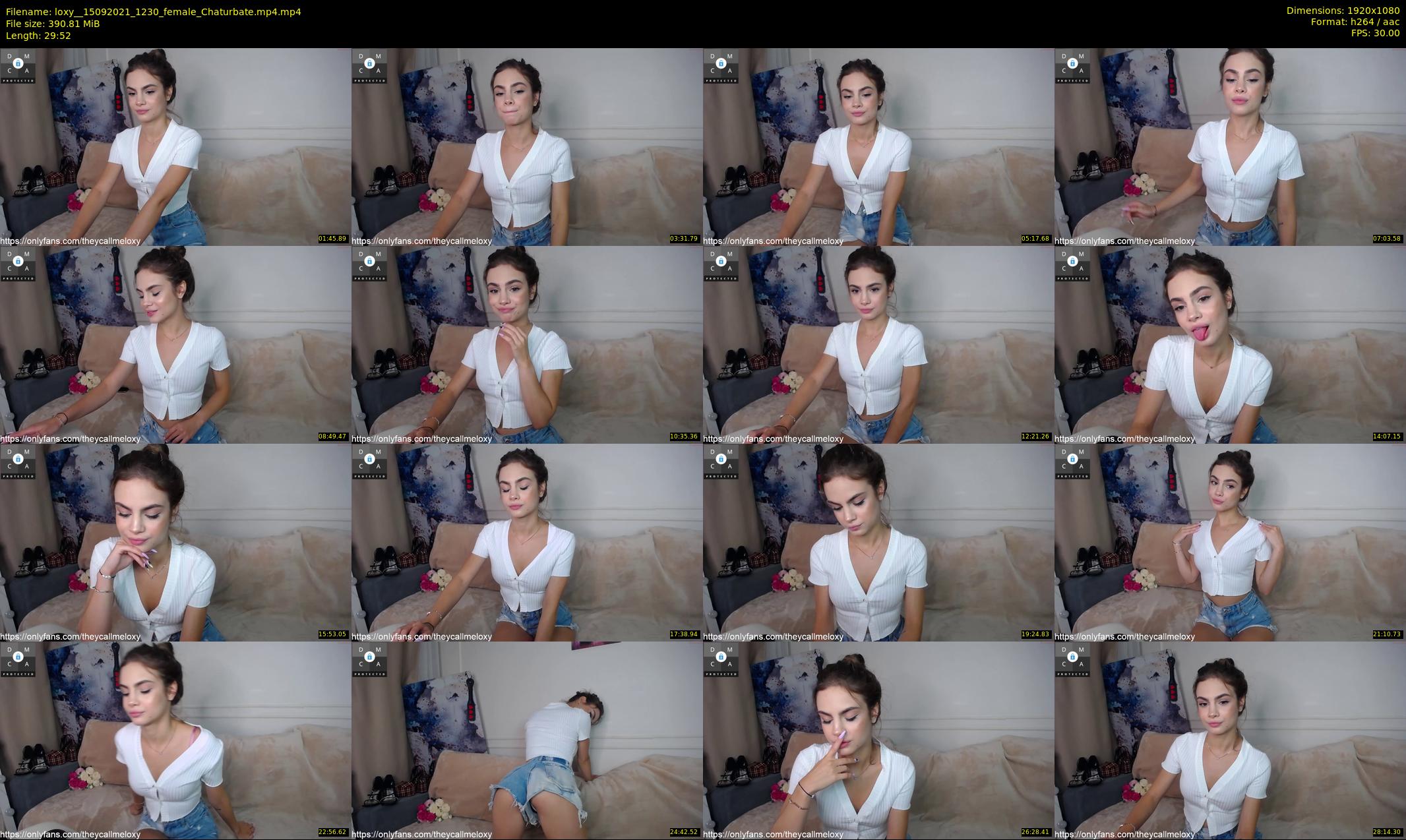 loxy_ — 30 minute Chaturbate female cam show recording, 1080p, Sep 15, 2021
