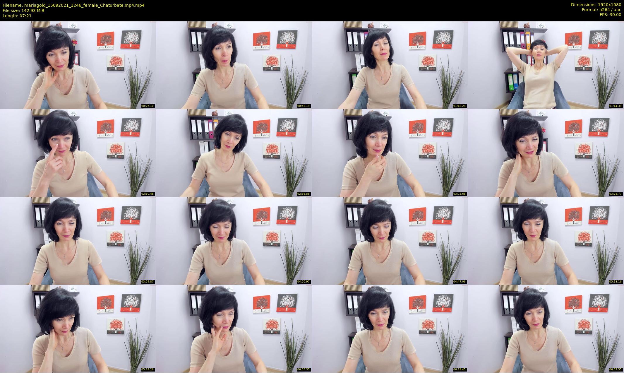 mariagold — 8 minute Chaturbate female cam show recording, 1080p, Sep 15, 2021
