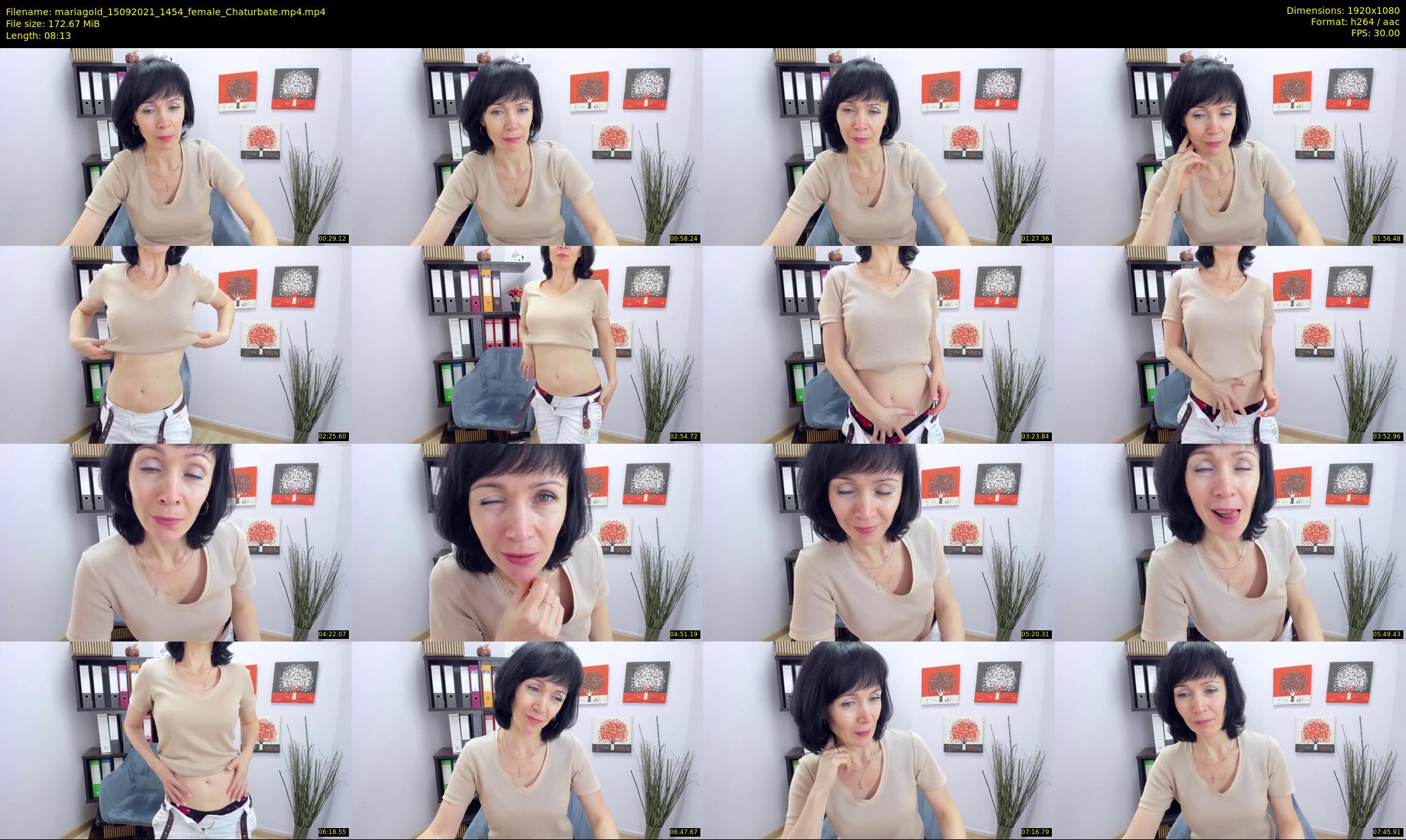 mariagold — 9 minute Chaturbate female cam show recording, 1080p, Sep 15, 2021