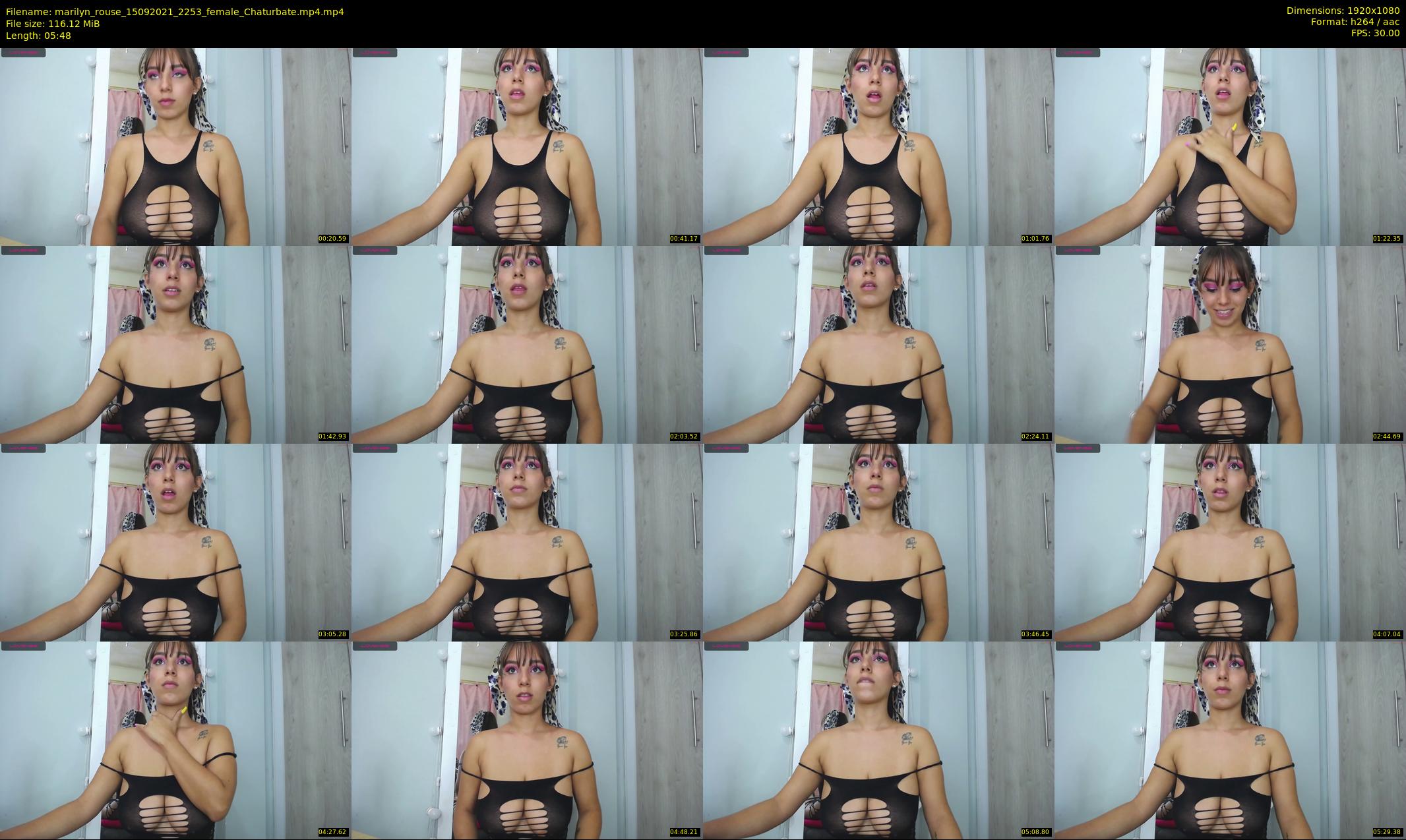 marilyn_rouse — 6 minute Chaturbate female cam show recording, 1080p, Sep 15, 2021