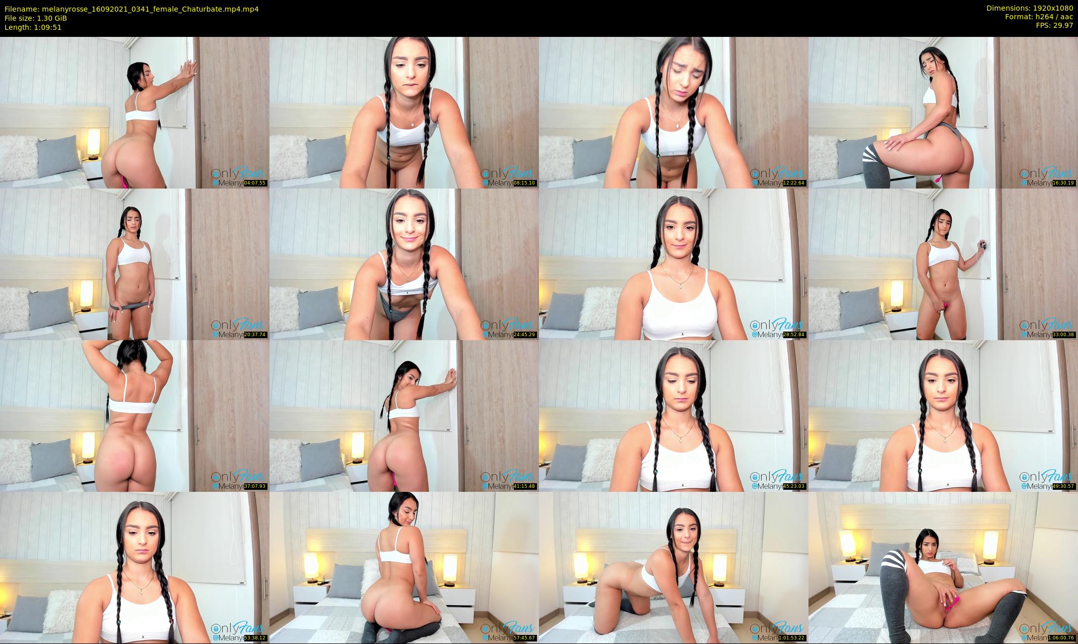 melanyrosse — 70 minute Chaturbate female cam show recording, 1080p, Sep 16, 2021