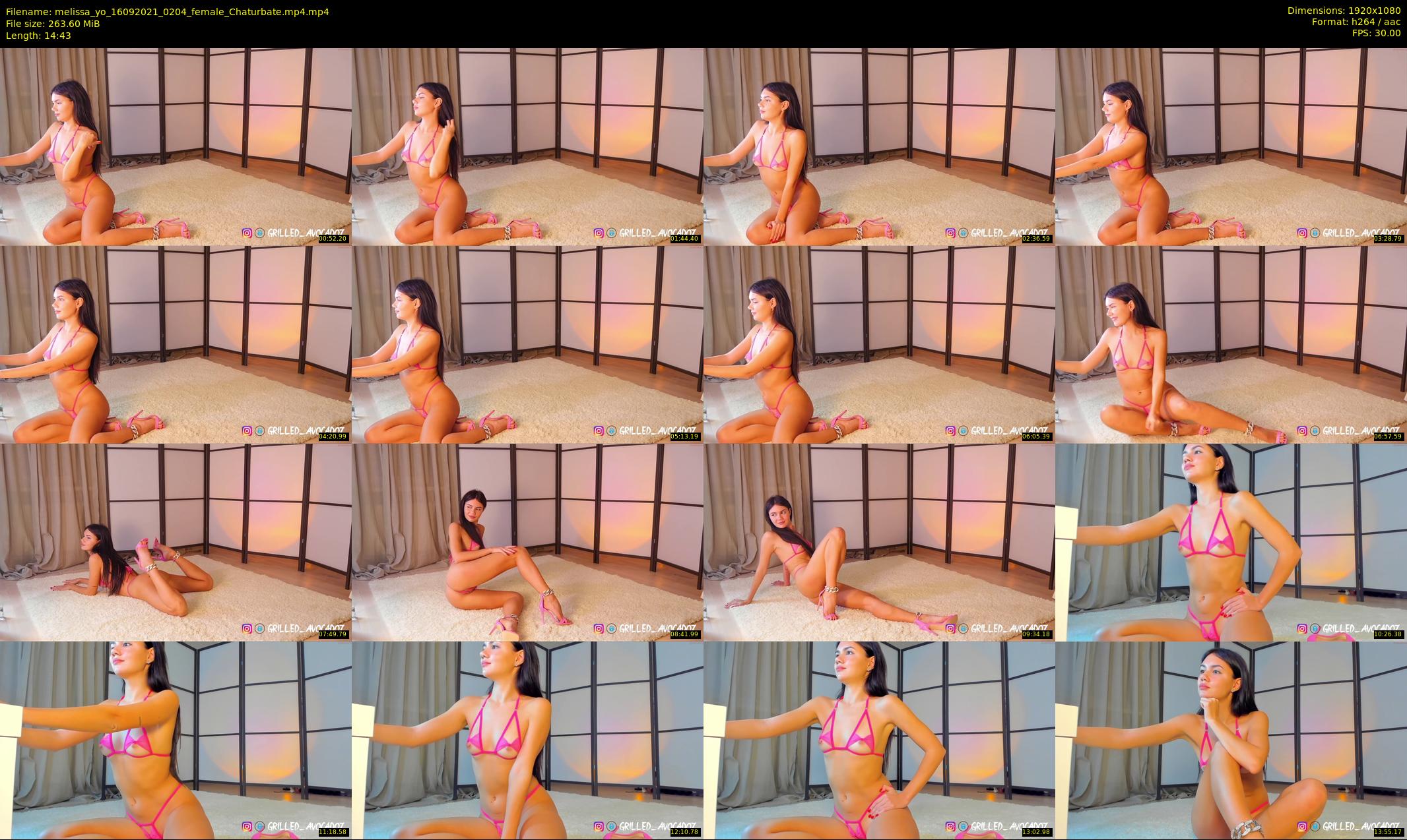 melissa_yo — 15 minute Chaturbate female cam show recording, 1080p, Sep 16, 2021