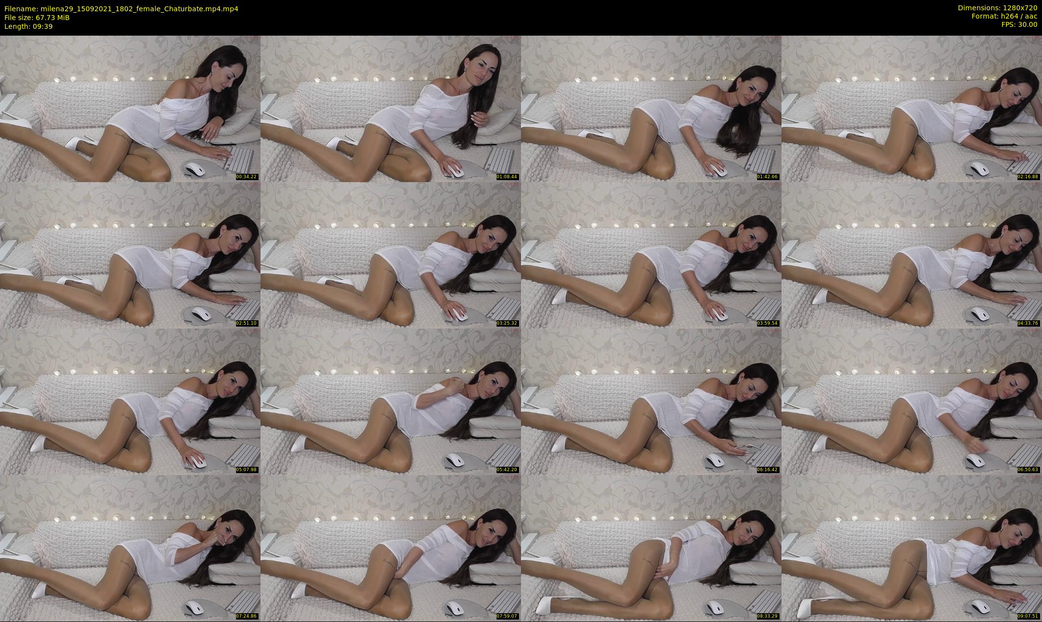 milena29 — 10 minute Chaturbate female cam show recording, 720p, Sep 15, 2021