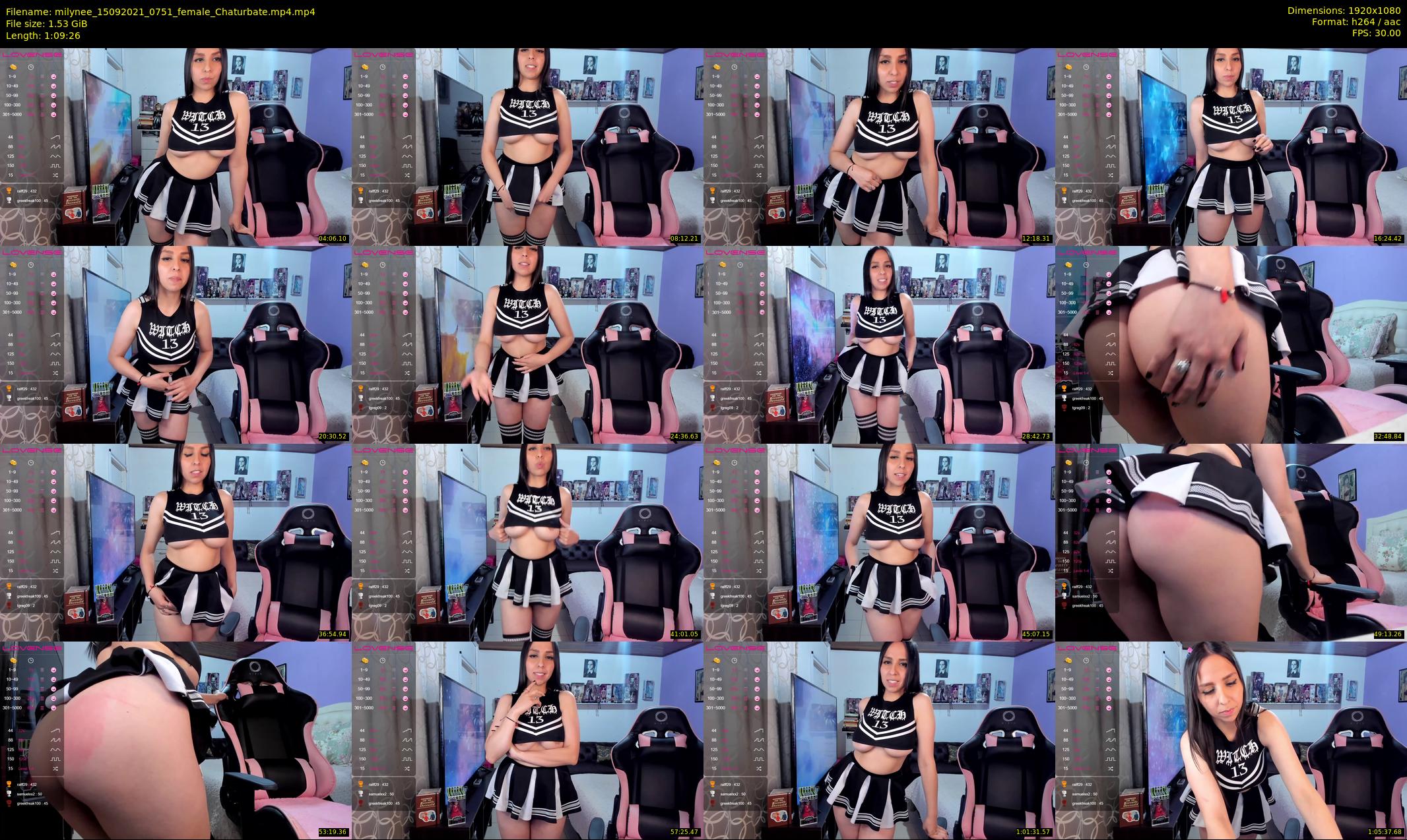 milynee — 70 minute Chaturbate female cam show recording, 1080p, Sep 15, 2021