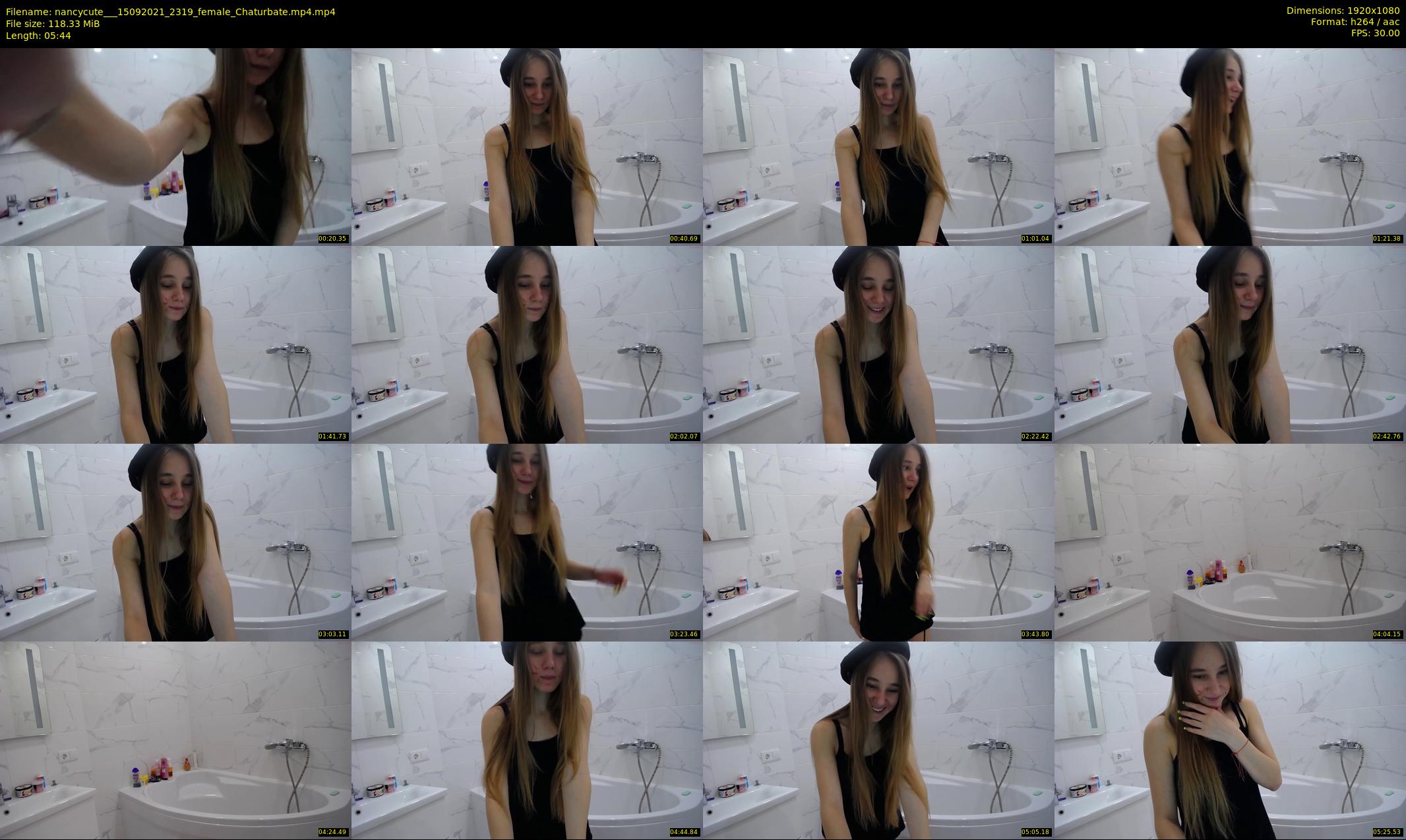 nancycute__ — 6 minute Chaturbate female cam show recording, 1080p, Sep 15, 2021