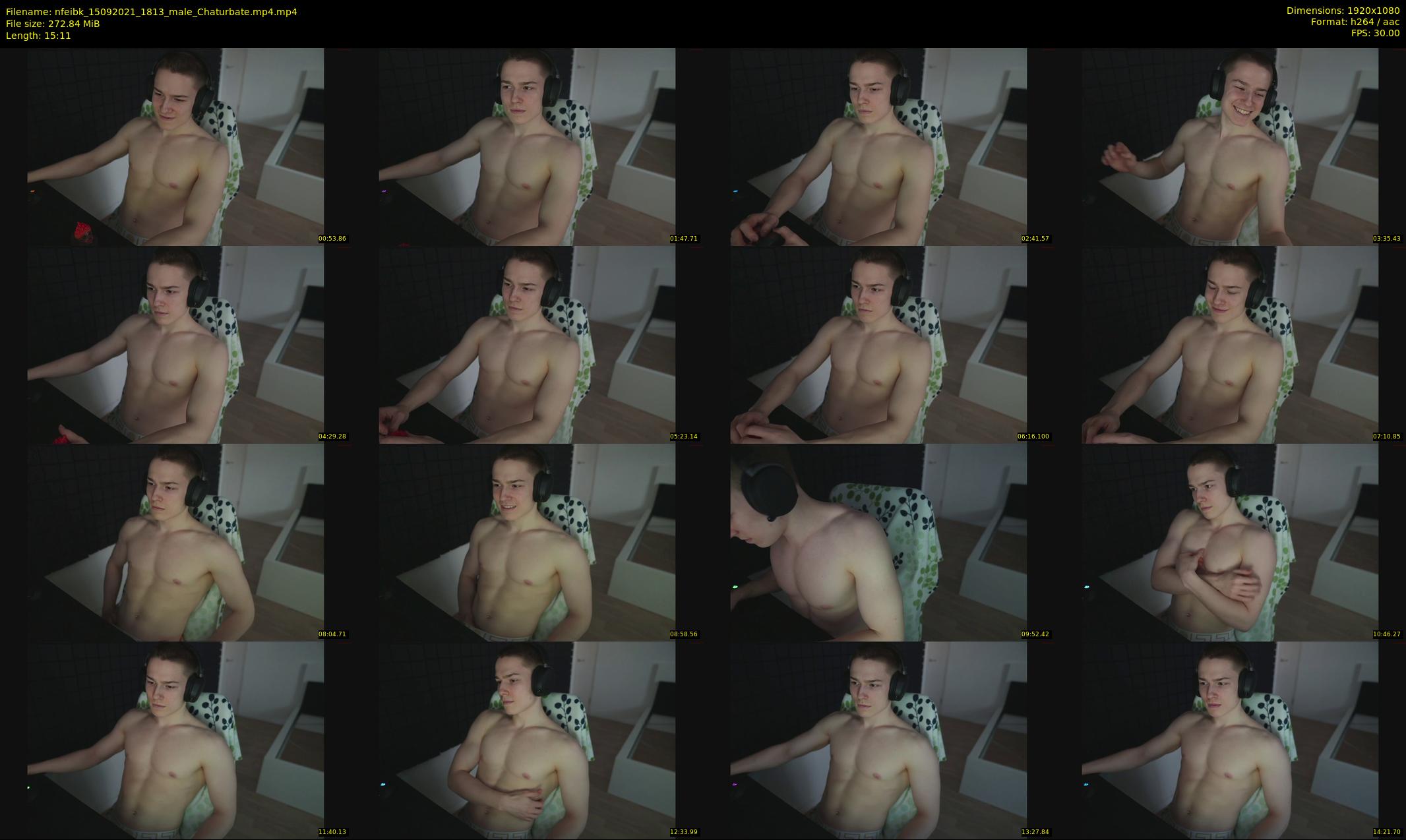 nfeibk — 16 minute Chaturbate male cam show recording, 1080p, Sep 15, 2021