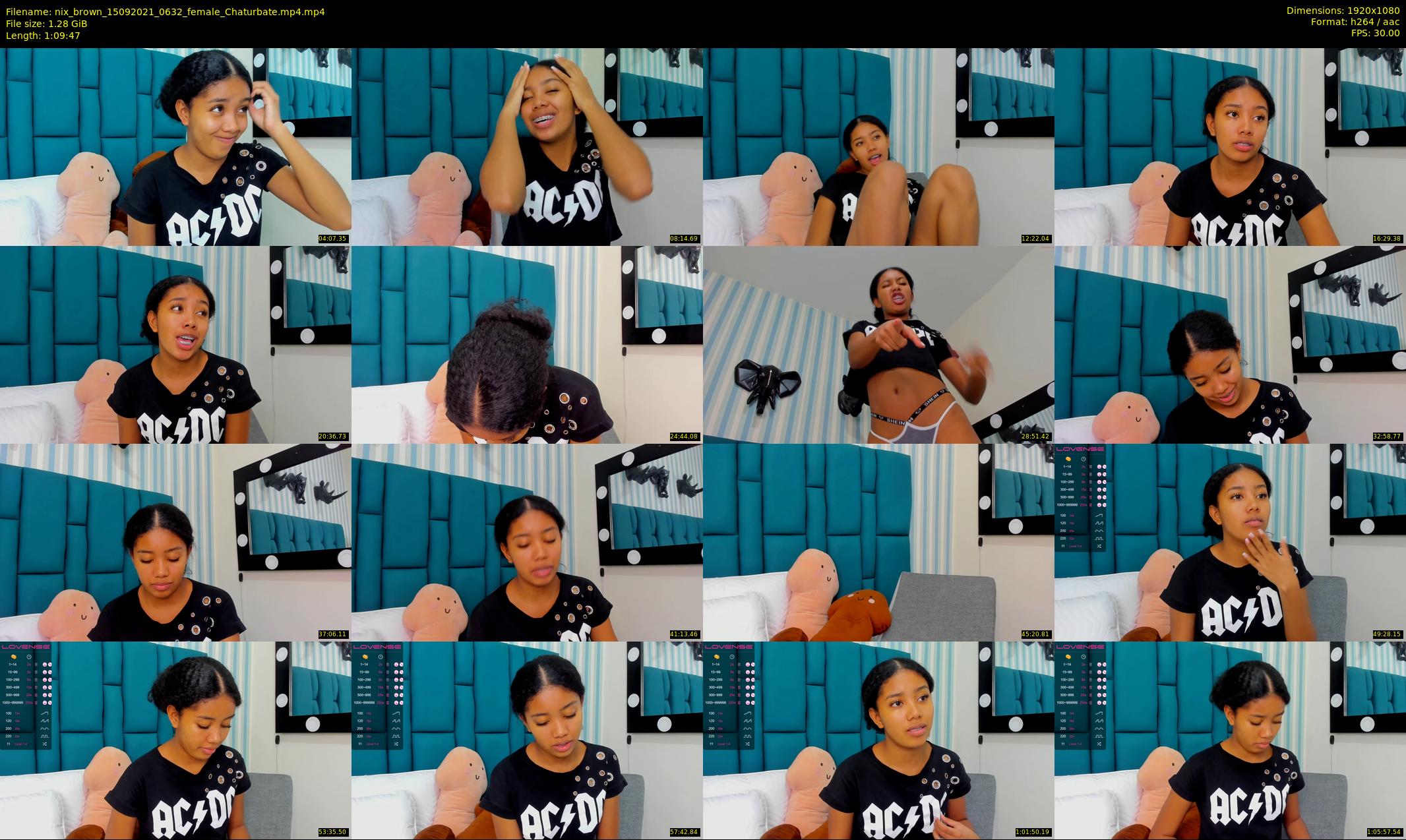 nix_brown — 70 minute Chaturbate female cam show recording, 1080p, Sep 15, 2021