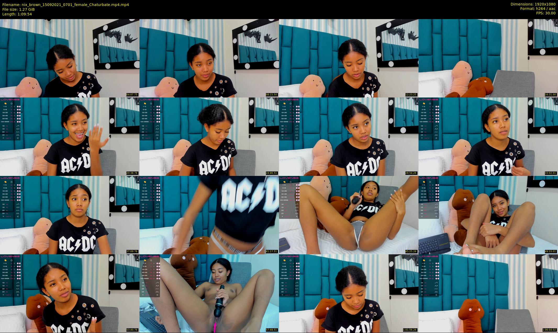 nix_brown — 70 minute Chaturbate female cam show recording, 1080p, Sep 15, 2021